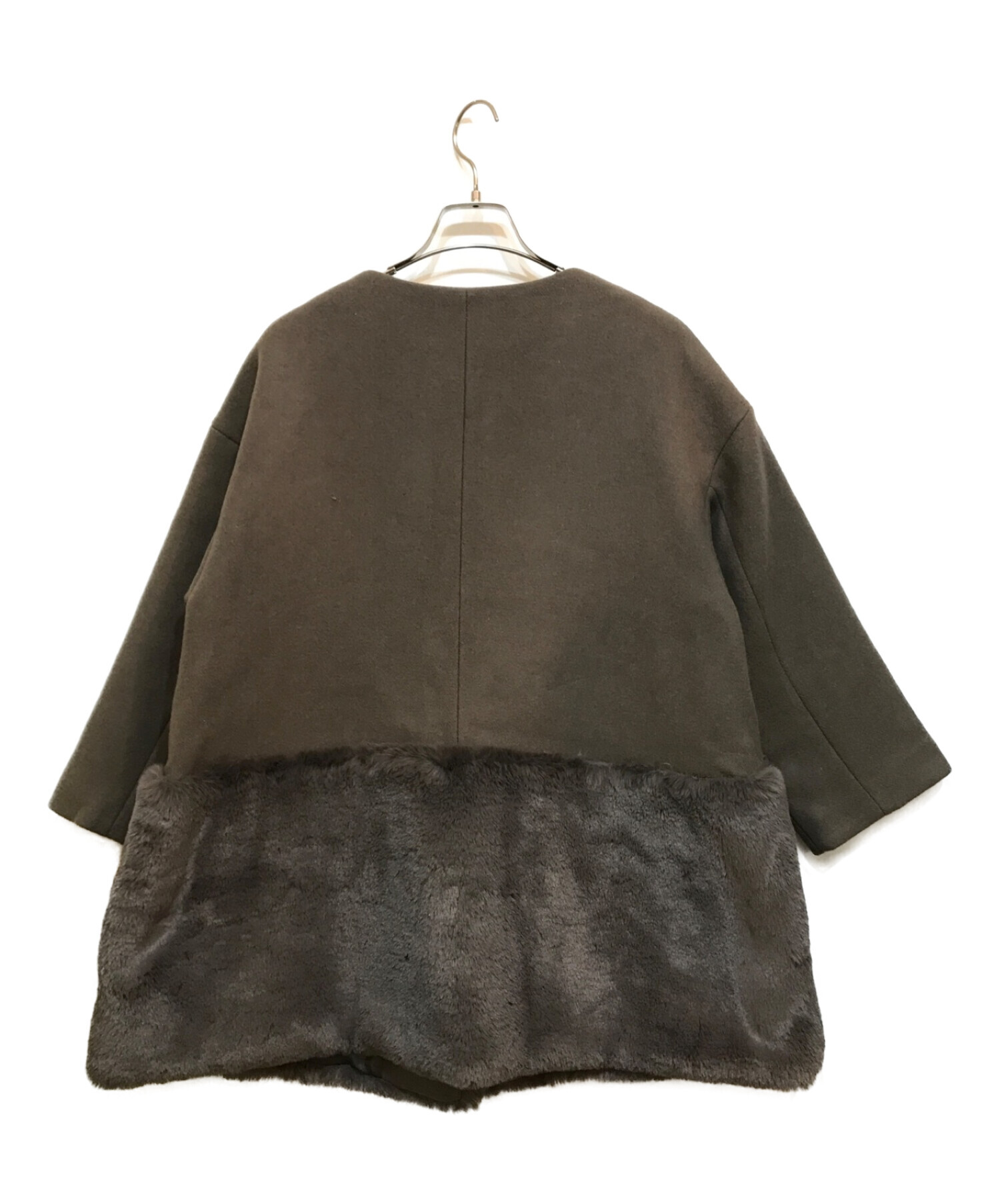 中古・古着通販】em. (エムドット) Eco Fur Coat エコファーコート