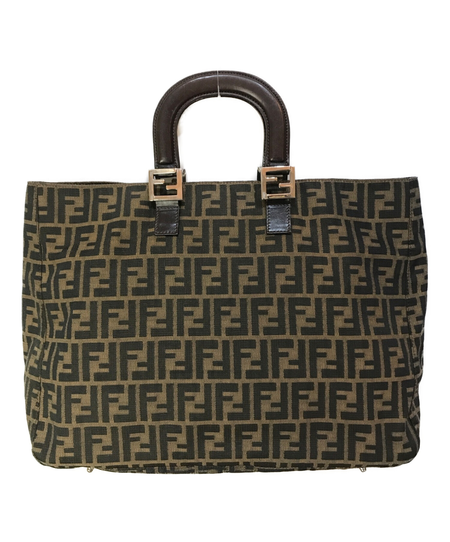 中古・古着通販】FENDI (フェンディ) トートバッグ ブラウン サイズ 