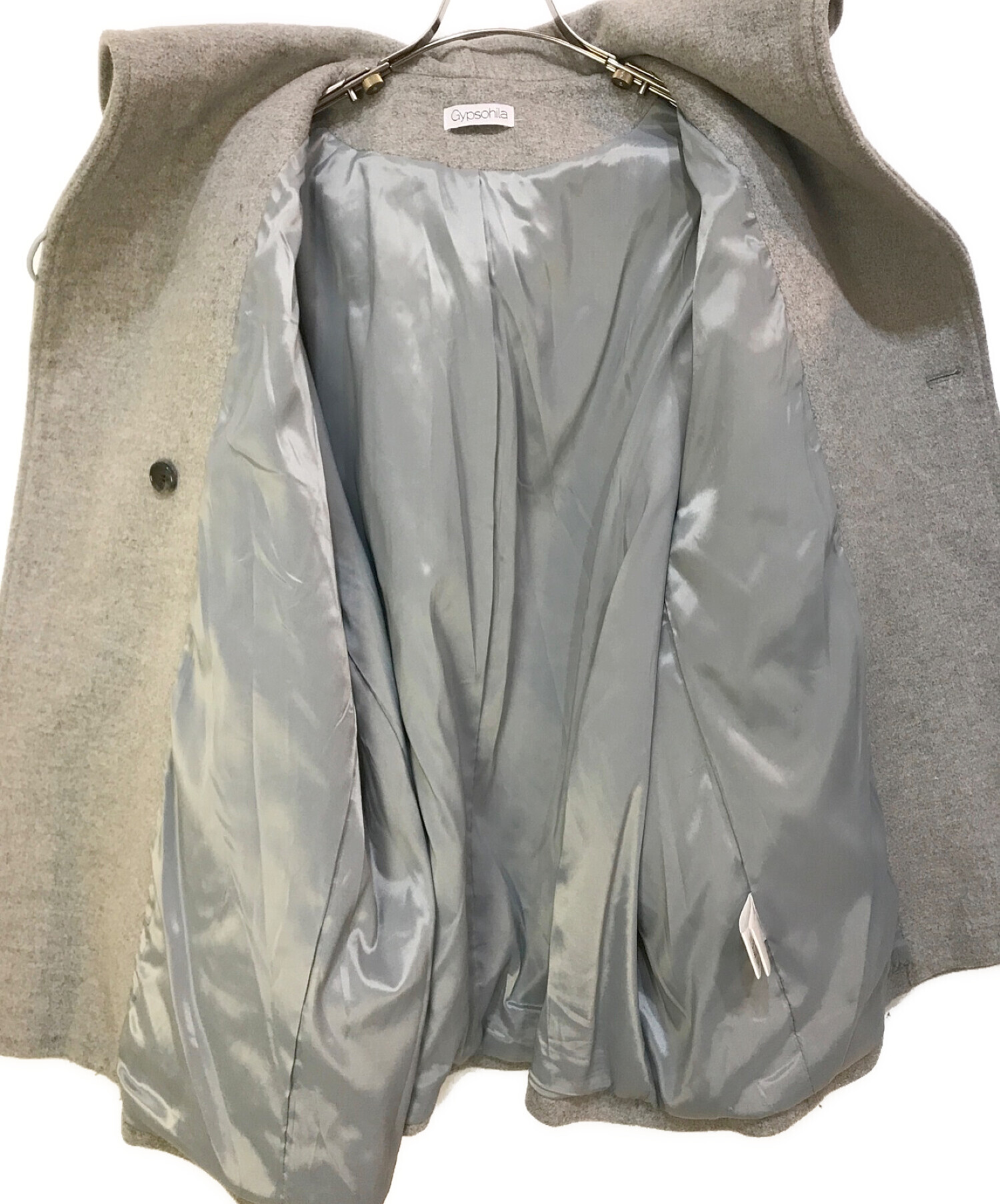 中古・古着通販】Gypsohila (ジプソフィア) Short Opera Coat グレー