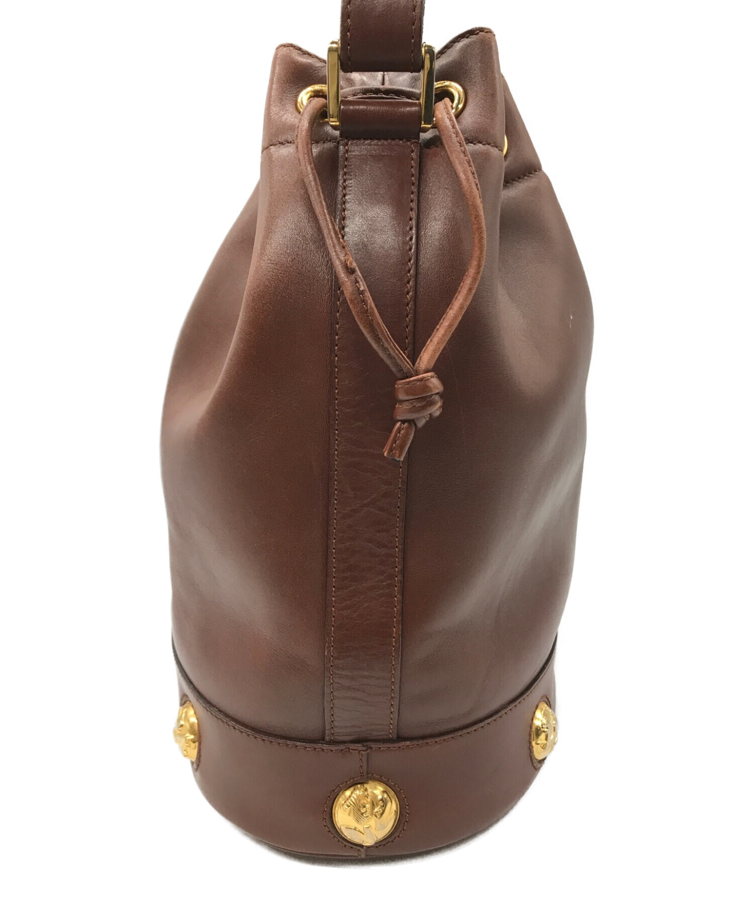 Salvatore Ferragamo フェラガモ 巾着 ショルダーバッグ