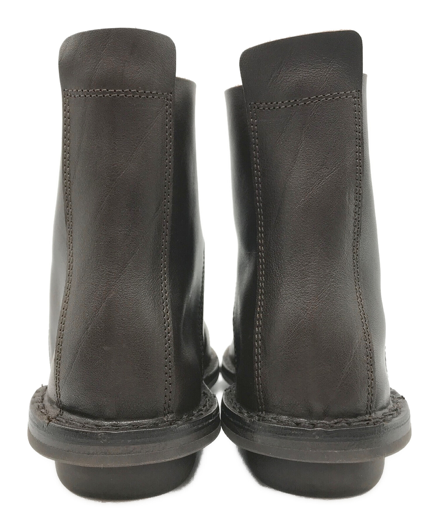 中古・古着通販】Trippen (トリッペン) レザーブーツ ブラウン サイズ