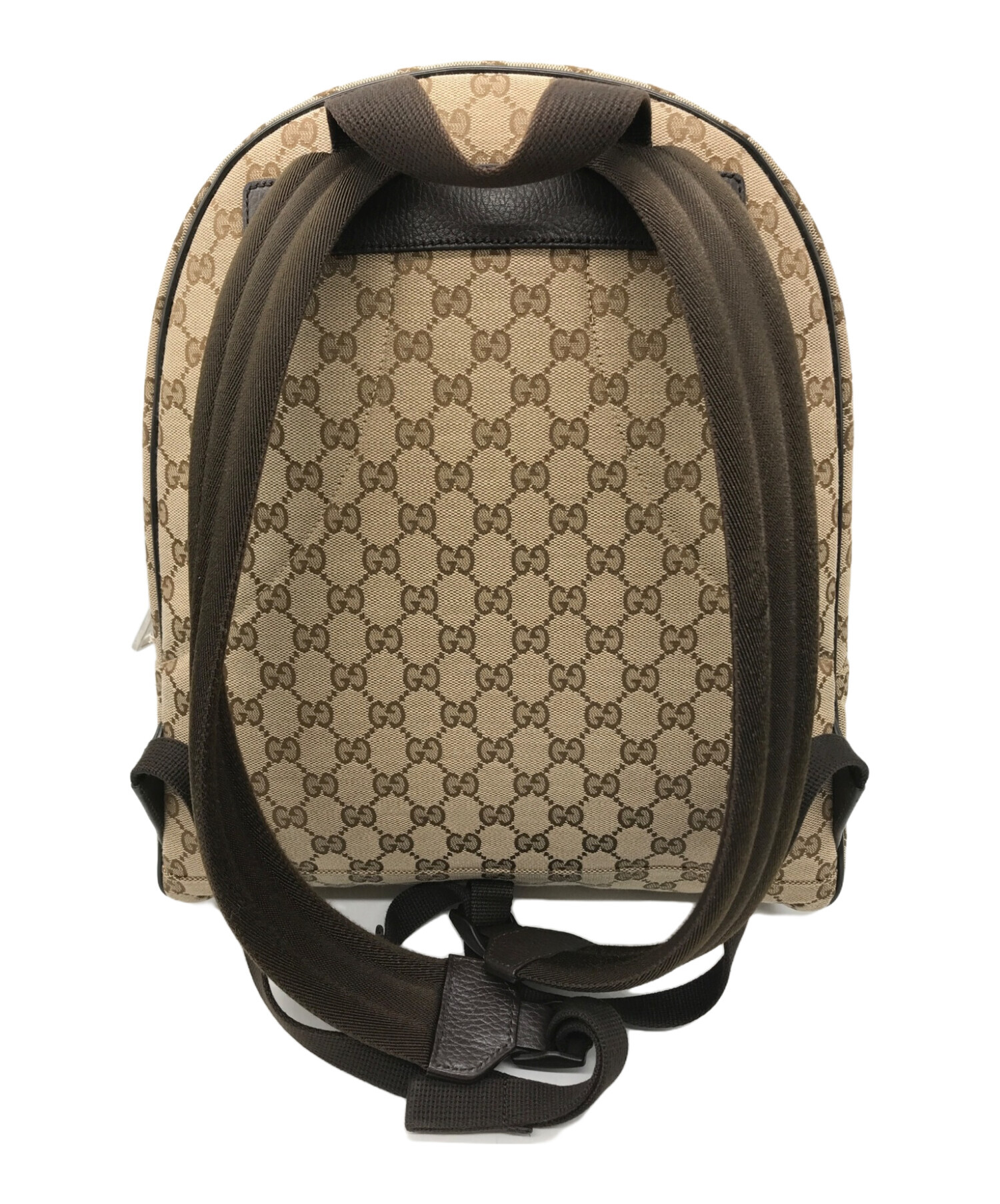 中古・古着通販】GUCCI (グッチ) GGキャンバス バックパック ベージュ 