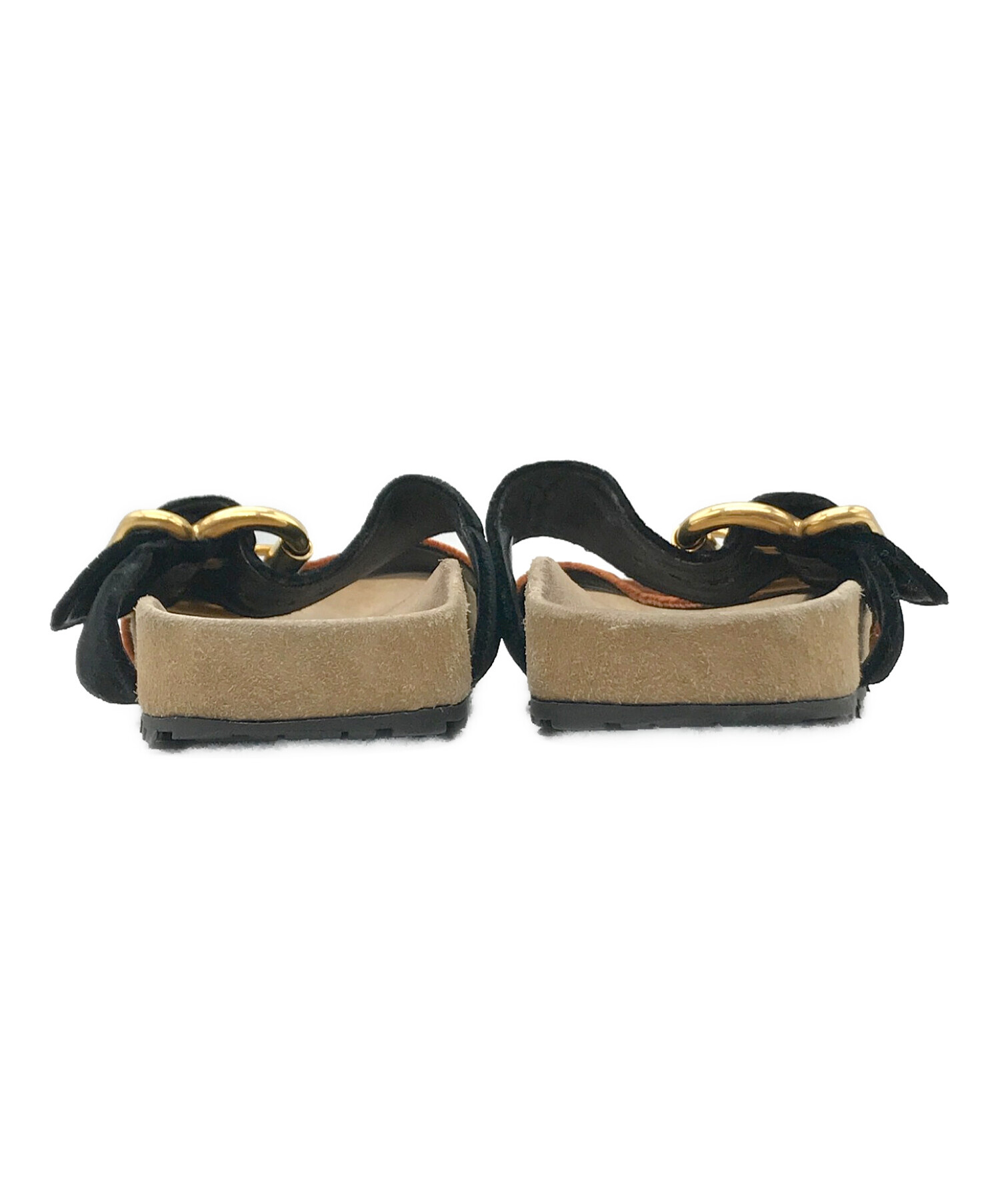 PRADA ベージュ ストラップサンダル　サイズ35 中古・古着通販】PRADA (プラダ) ストラップサンダル ベージュ サイズ