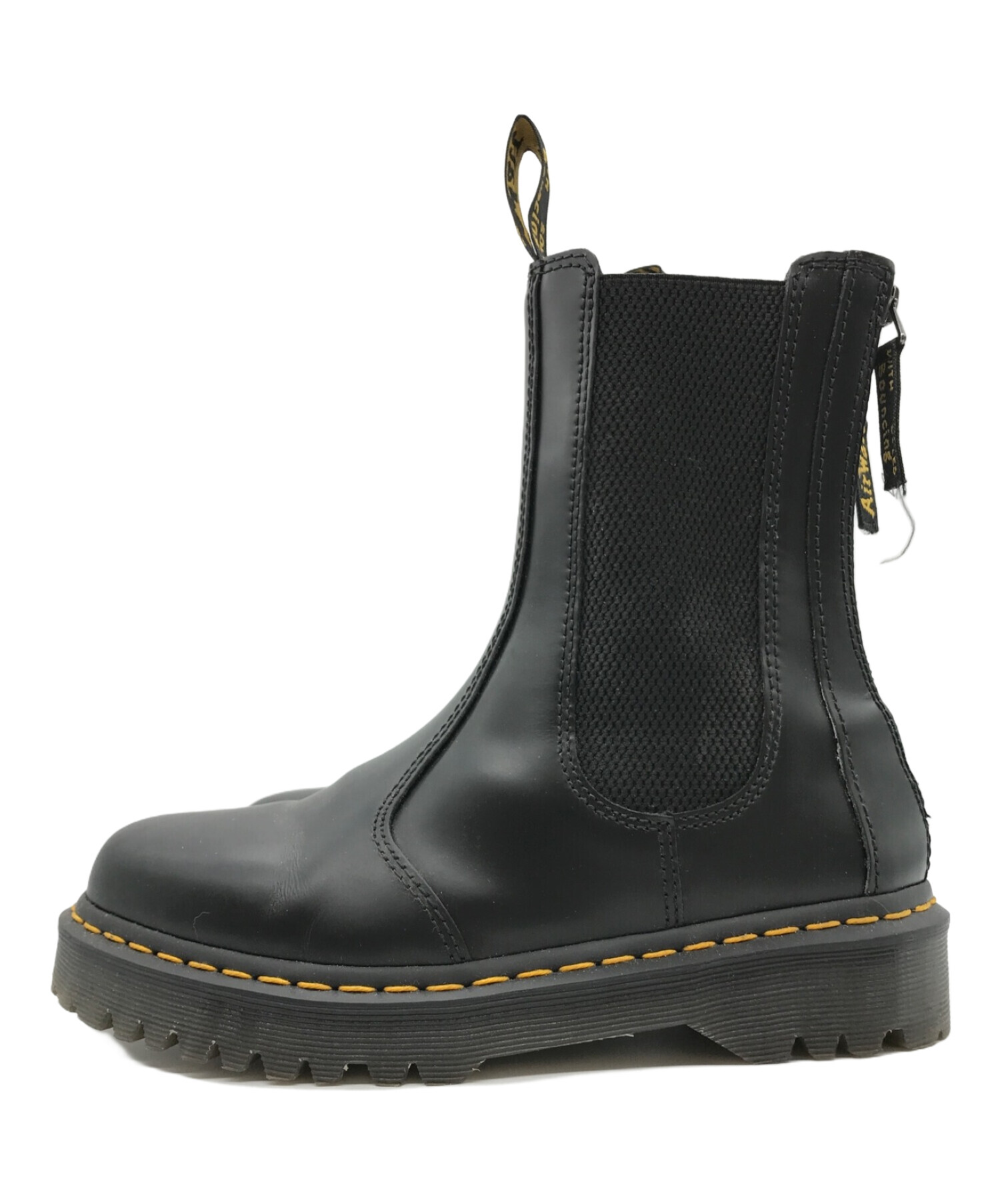 Dr. Martens サイドゴアブーツ ブラック ジップアップ 中古・古着通販】Dr.Martens (ドクターマーチン) HI BEX WZIP