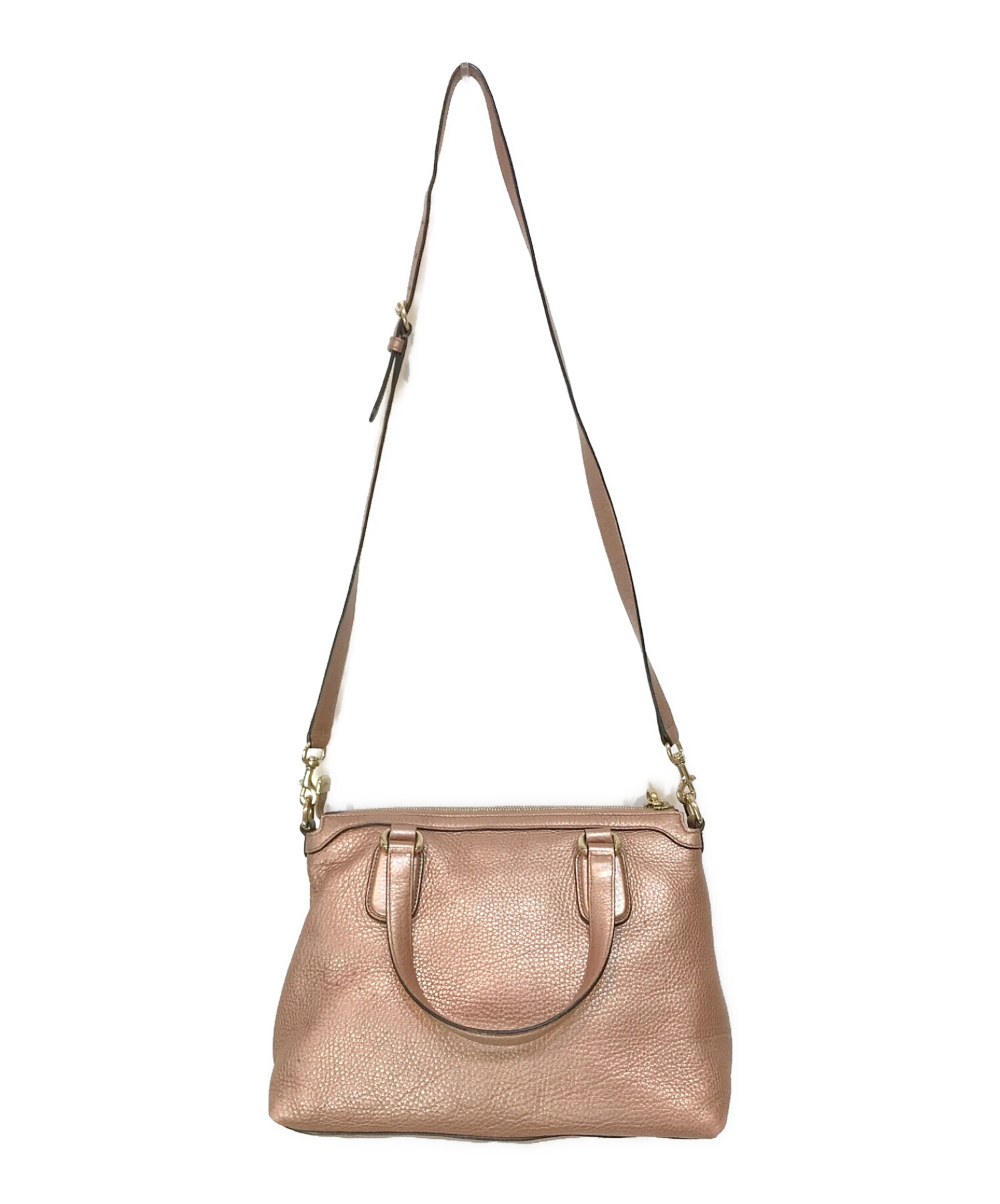 中古・古着通販】GUCCI (グッチ) ソーホー ハンドバッグ ピンク サイズ 