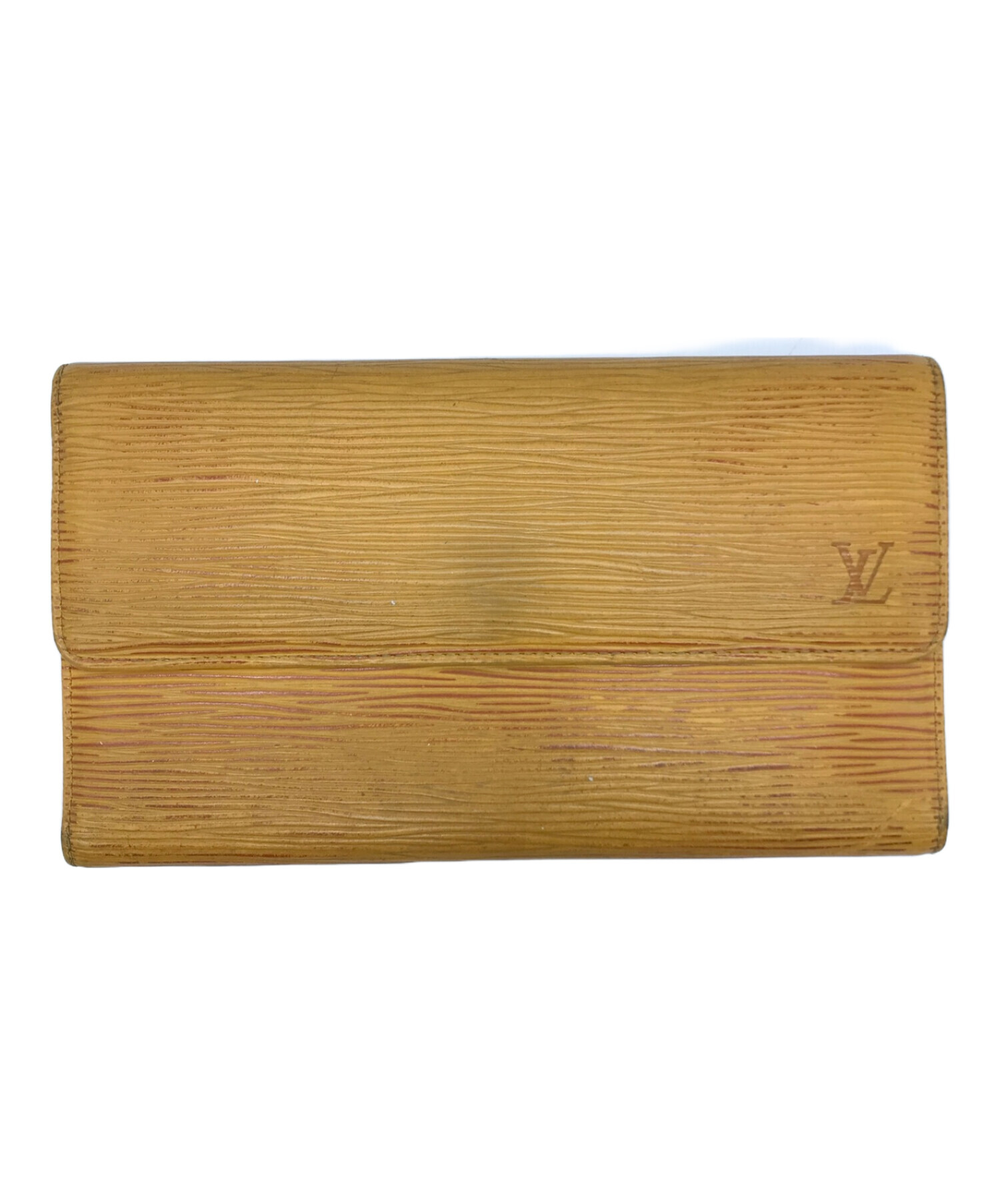 中古・古着通販】LOUIS VUITTON (ルイ ヴィトン) 3つ折り財布 イエロー 