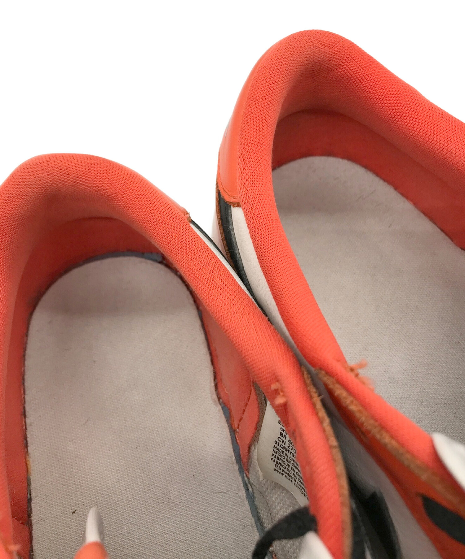 中古・古着通販】NIKE (ナイキ) AIR JORDAN 1 LOW OG ORANGE/BLACK 