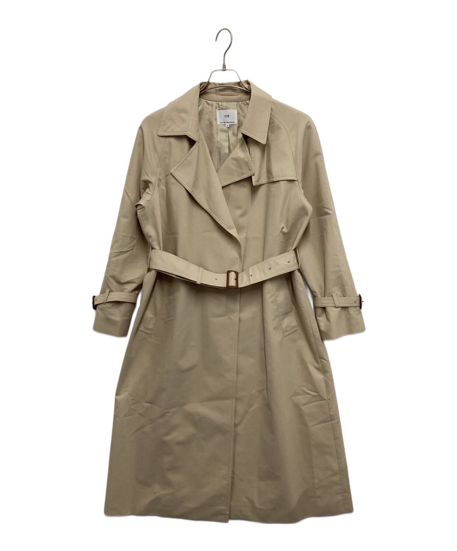 23ku ファッション 23区 トレンチコート ベージュ