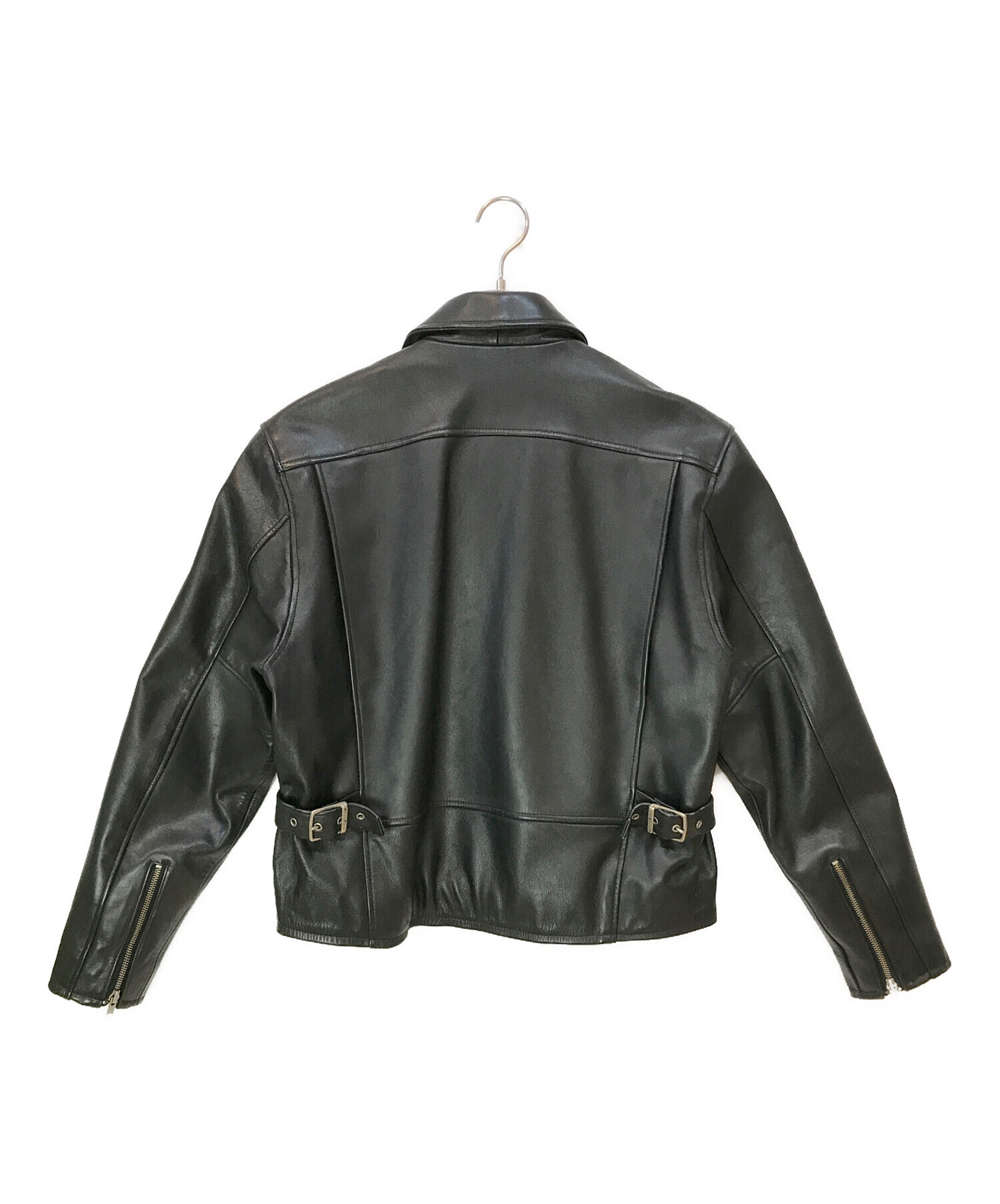 Harley Davidson ブラック シングルライダースジャケット M 中古・古着通販】HARLEY-DAVIDSON (ハーレーダビッドソン