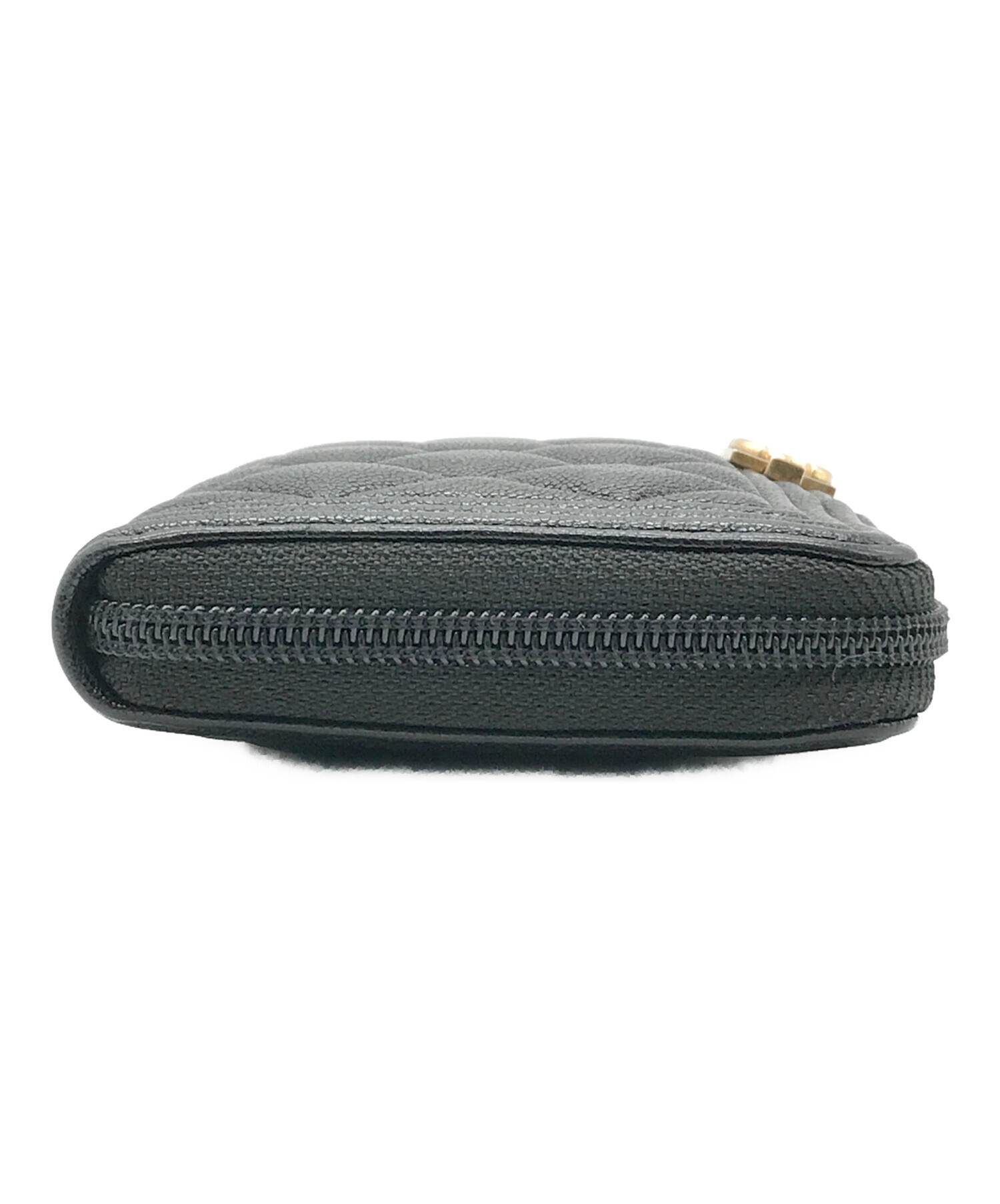 中古・古着通販】CHANEL (シャネル) ラウンドファスナー長財布