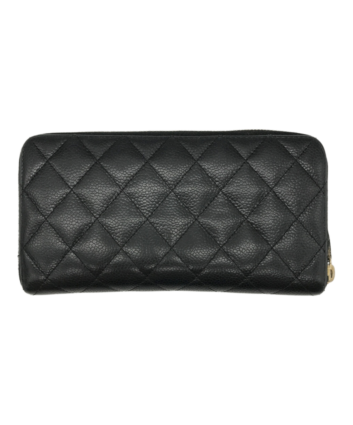 中古・古着通販】CHANEL (シャネル) マトラッセキャビアスキンラウンド