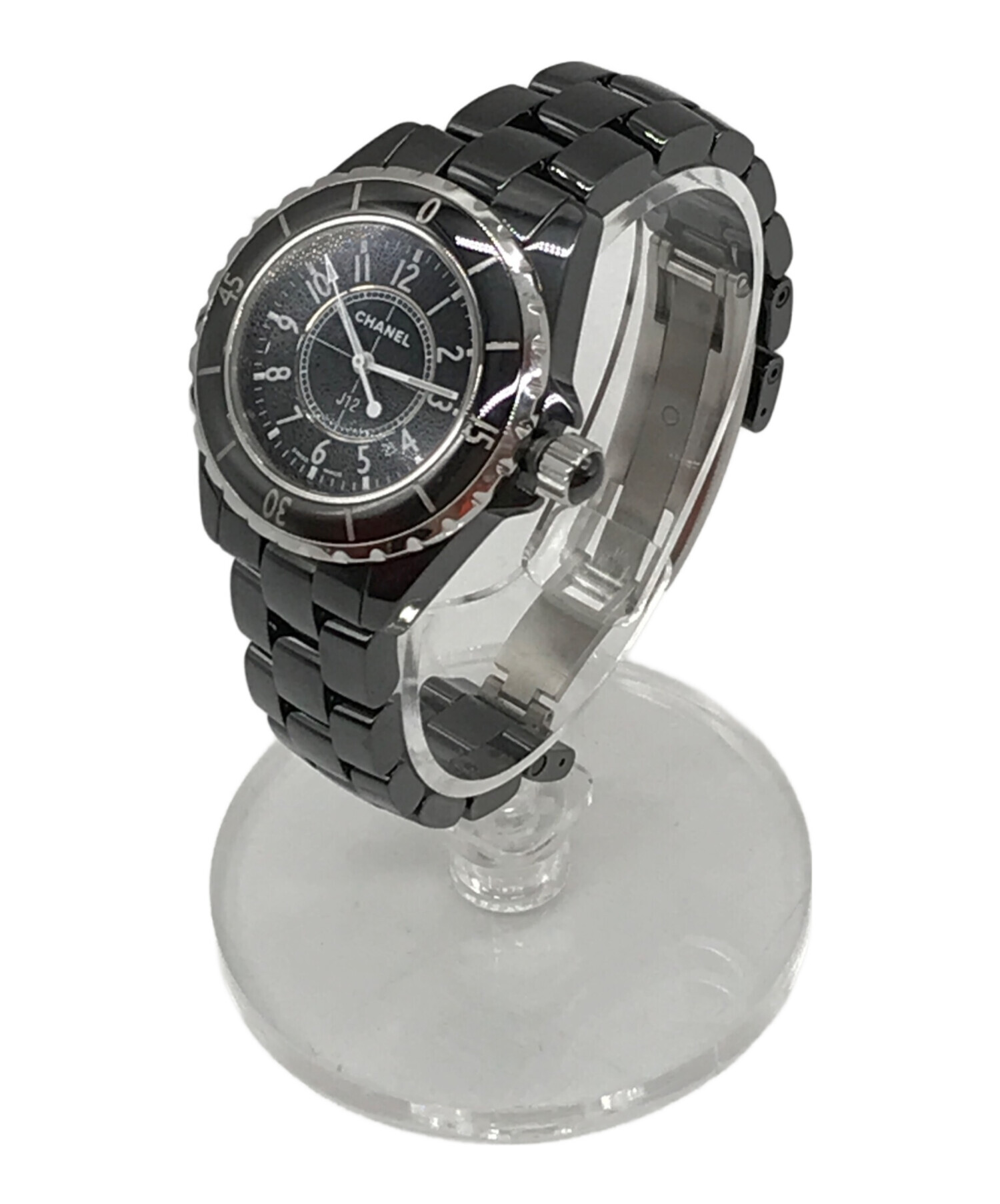 中古・古着通販】CHANEL (シャネル) J12 リストウォッチ ブラック