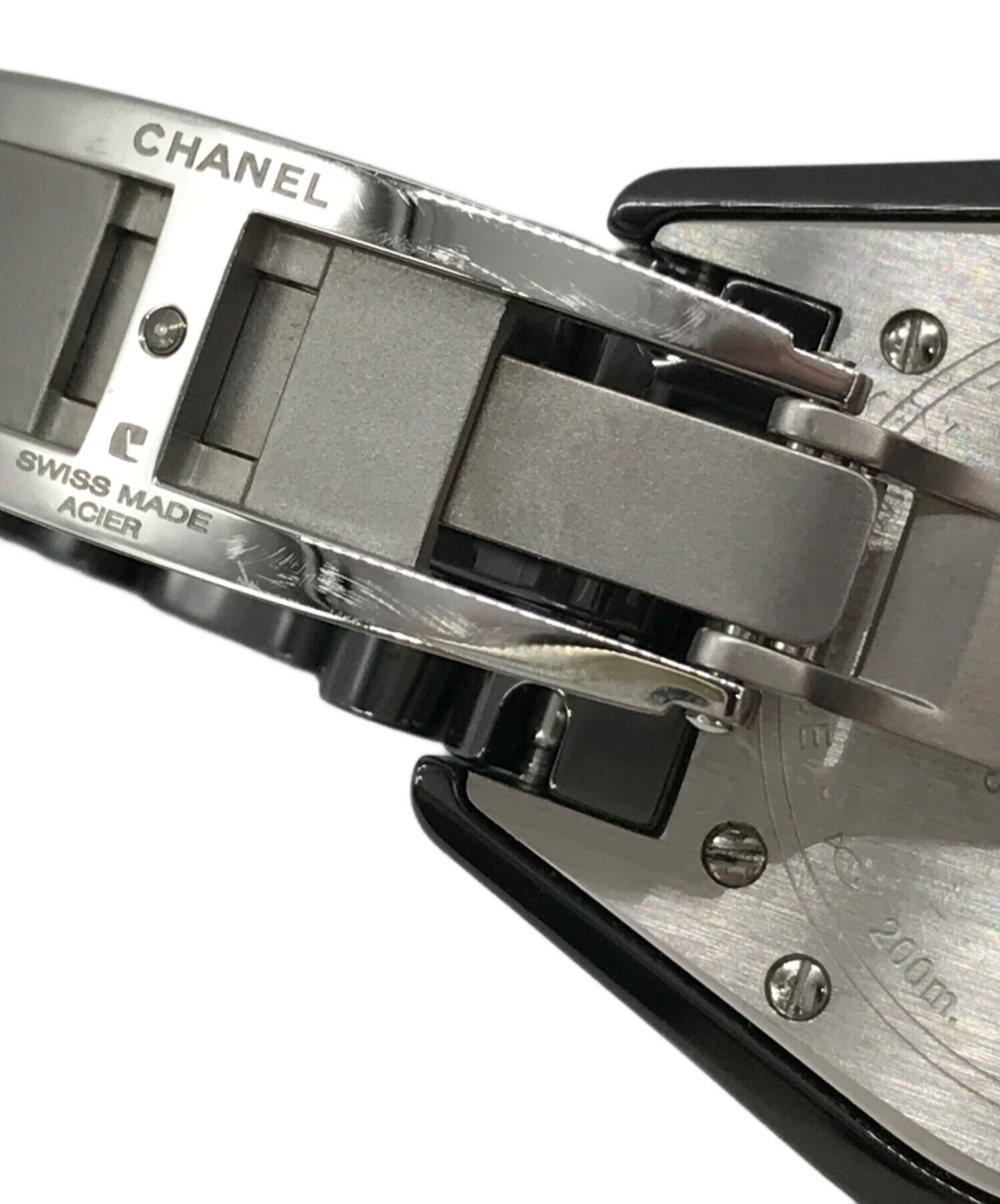 中古・古着通販】CHANEL (シャネル) J12 リストウォッチ ブラック