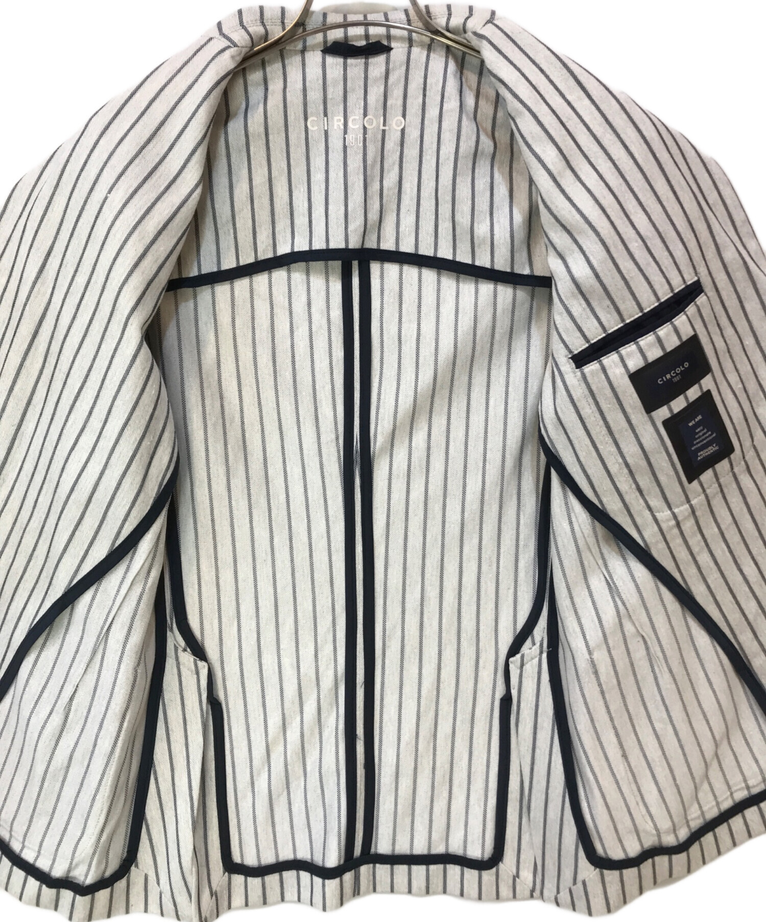 中古・古着通販】CIRCOLO 1901 (チルコロ1901) ストライプ柄 コットン