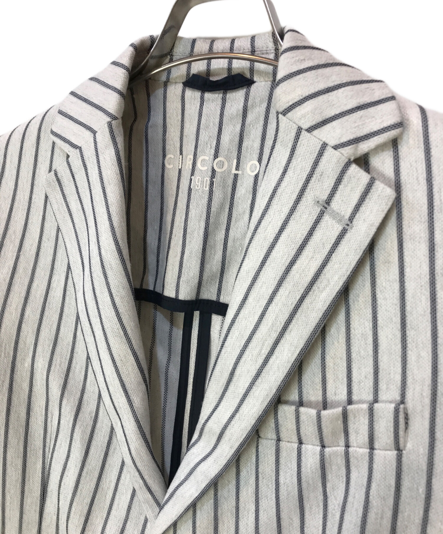 中古・古着通販】CIRCOLO 1901 (チルコロ1901) ストライプ柄 コットン