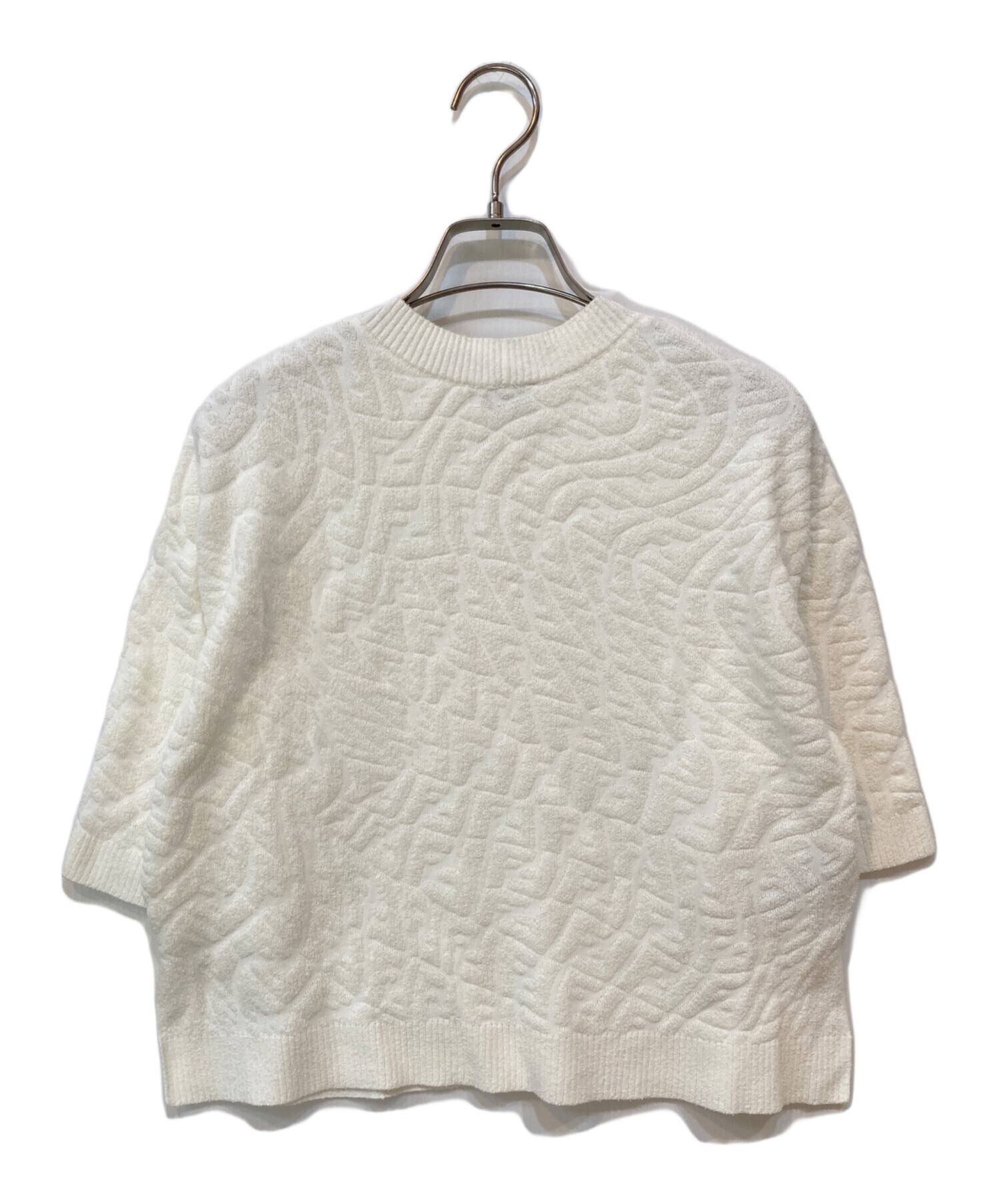 中古・古着通販】FENDI (フェンディ) 21SS ジャガードパイルTシャツ 