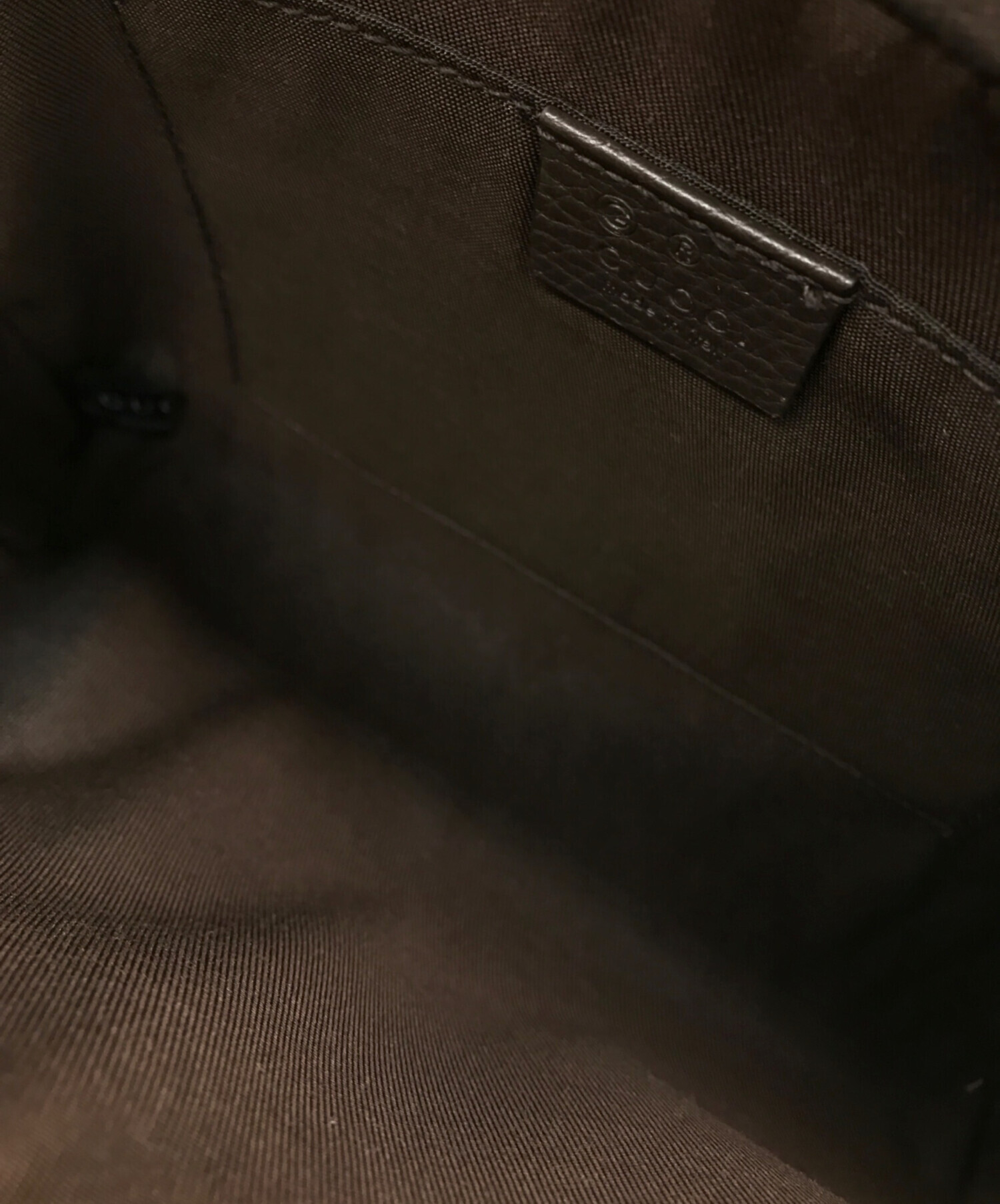 中古・古着通販】GUCCI (グッチ) GGキャンバスボディバッグ ベージュ