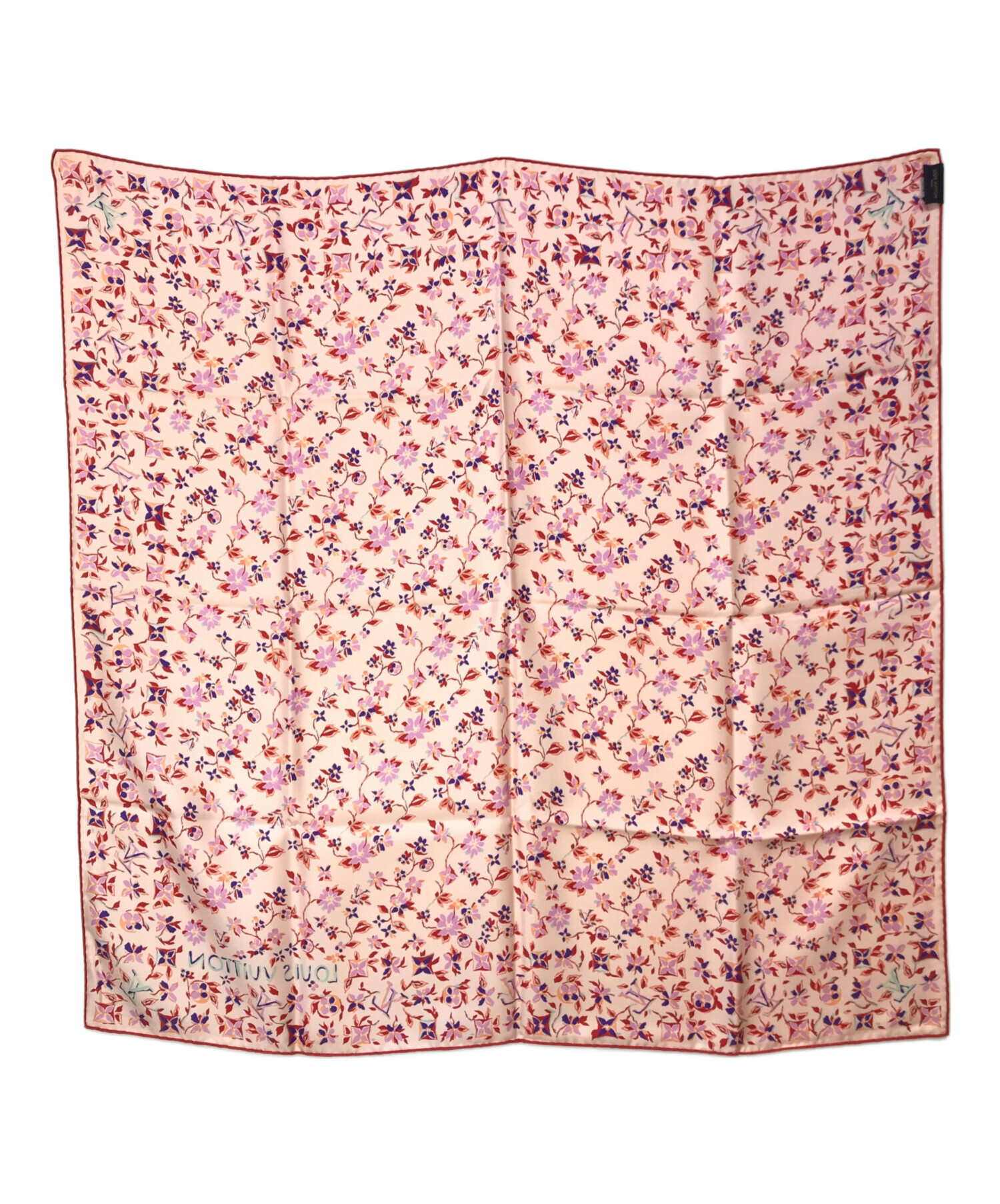 未使用美品 Louis Vuitton シルクスカーフ ピンク 中古・古着通販】LOUIS VUITTON (ルイ ヴィトン) LVエデン シルク