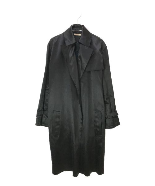 CELINE トレンチコート シングル 刺繍ロゴ ベルト ホワイト S セール】ボリューム袖ベルト付きトレンチコート【ZOZO限定アイテム