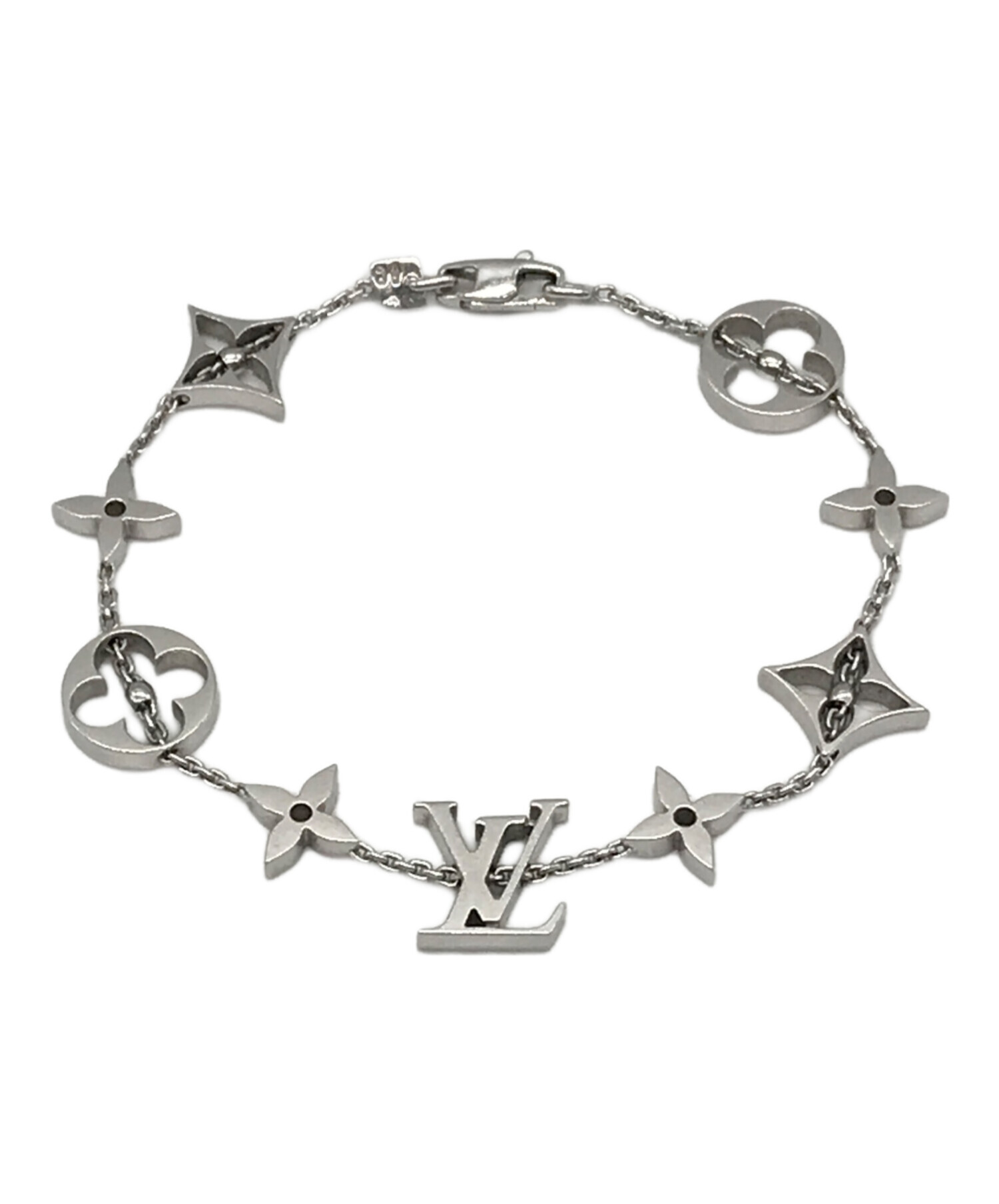 LOUIS VUITTON ルイ・ヴィトン　モノグラムブレスレット 中古・古着通販】LOUIS VUITTON (ルイ ヴィトン) ブラスレ・モノグラム