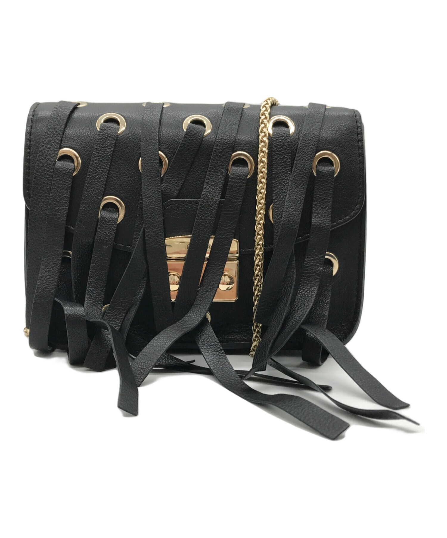 中古・古着通販】FURLA (フルラ) チェーンショルダーバッグ