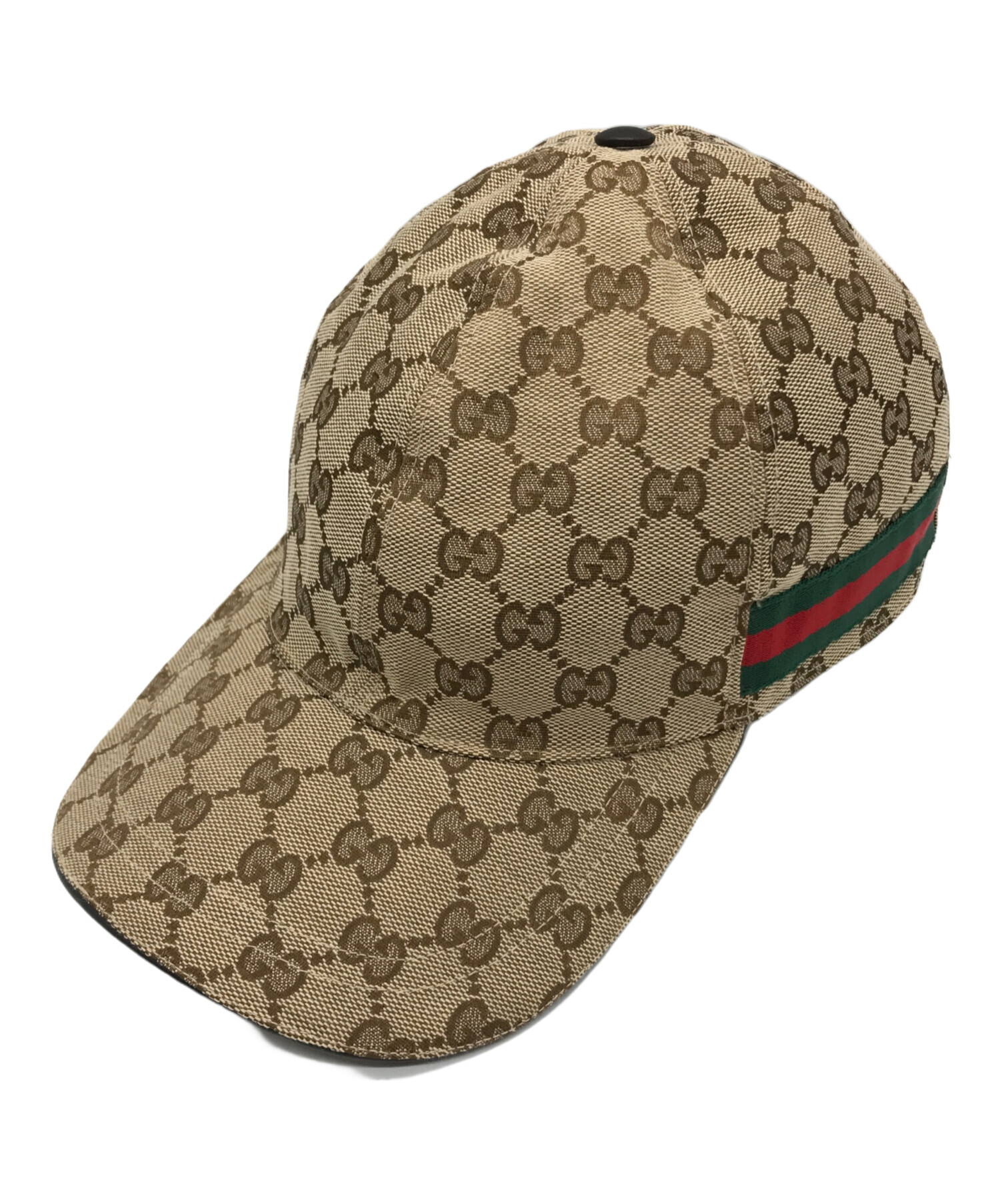 GUCCI キャップ GGキャンバス ベージュ Mサイズ 美品 未使用 タグ付き 中古・古着通販】GUCCI (グッチ) オリジナル GGキャンバス ベース