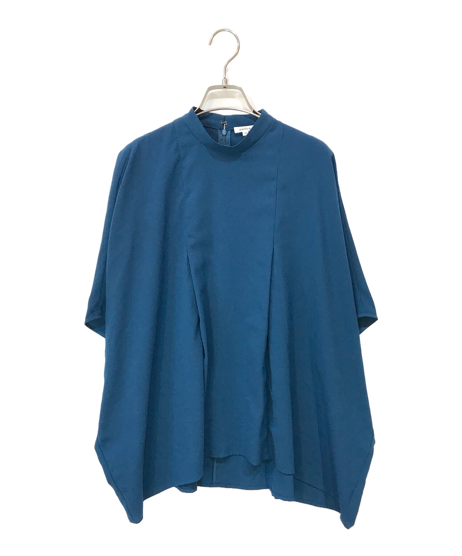 中古・古着通販】ENFOLD (エンフォルド) HEXAGON PULLOVER ブルー 