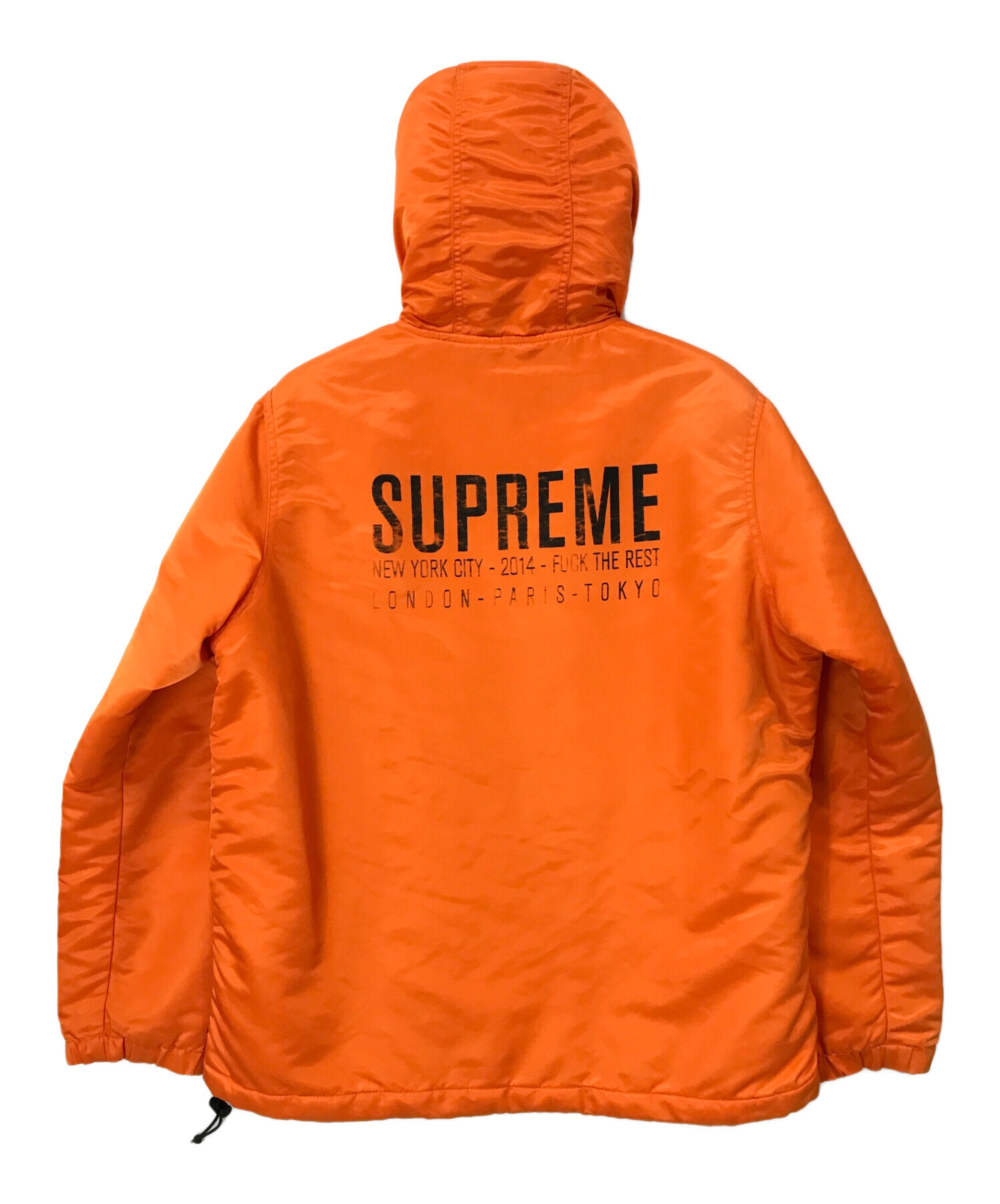 中古・古着通販】SUPREME (シュプリーム) 14FW SATIN TWILL PULLOVER 