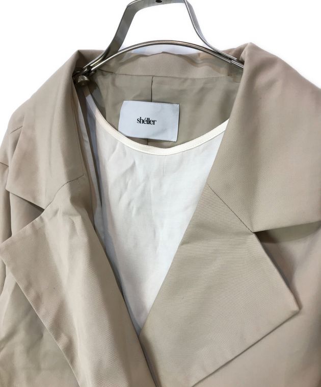 中古・古着通販】sheller (シェリエ) 3wayチュールトレンチコート