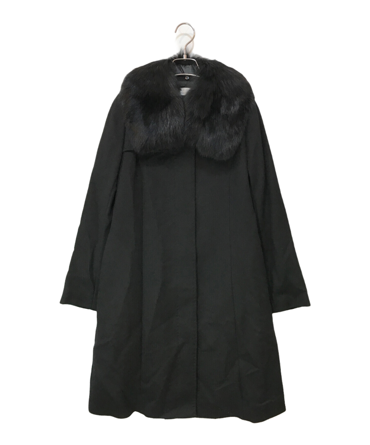 バーニーズニューヨーク カシミア フォックスファー コート size36