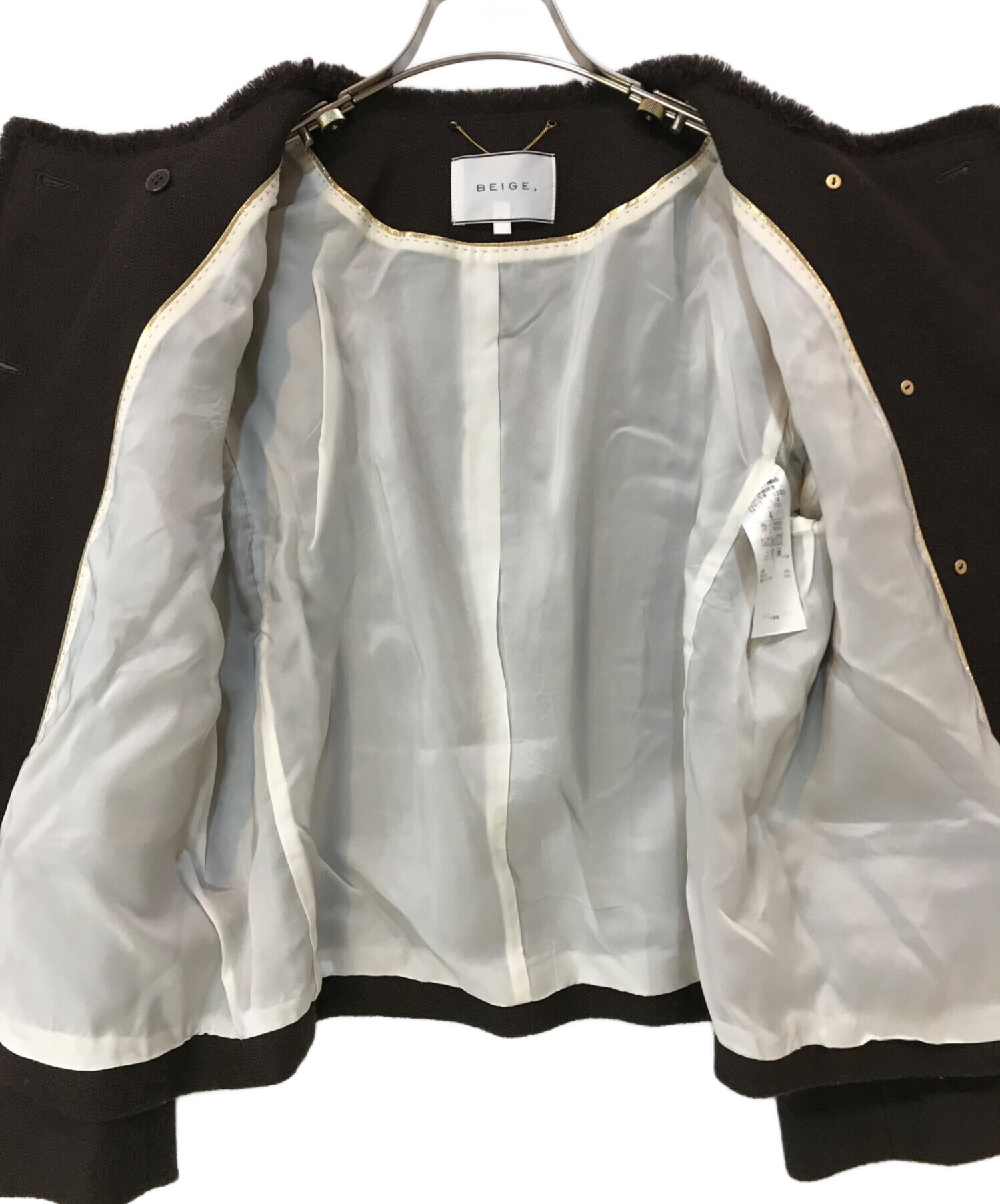 中古・古着通販】BEIGE (ベイジ) MILLAM / ツイードジャケット