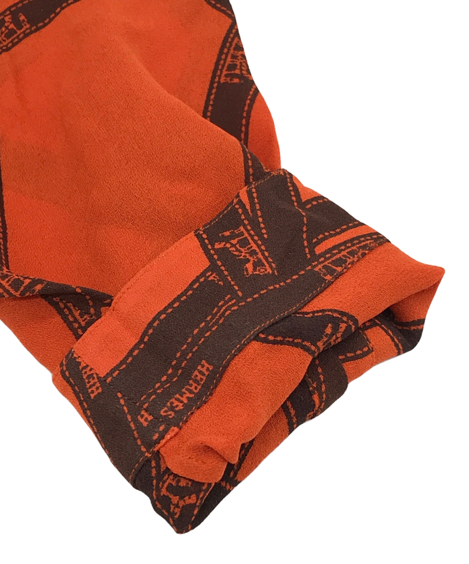 中古・古着通販】HERMES (エルメス) ボルデュックリボン柄 シルク 