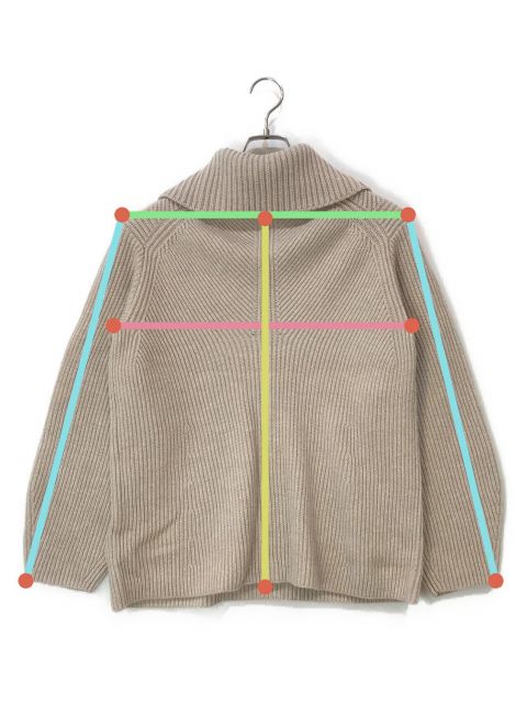中古・古着通販】theory (セオリー) SOFT WOOL CASH/MOVING RIB ZIP