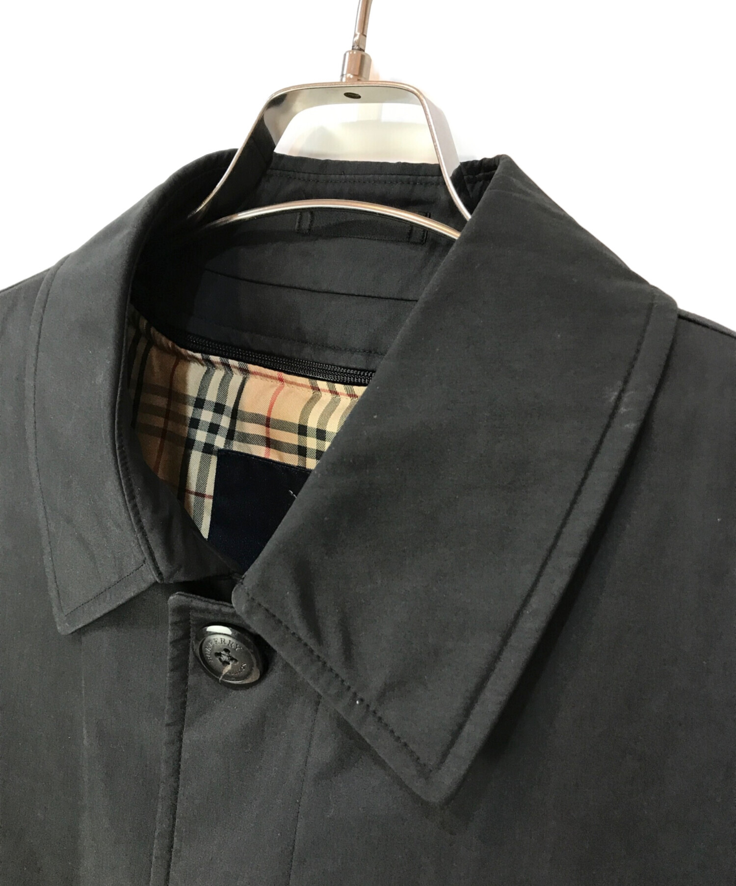 【tk】Burberry LONDON ステンカラージャケット チェック 中古・古着通販】BURBERRY LONDON (バーバリーロンドン) ノヴァ