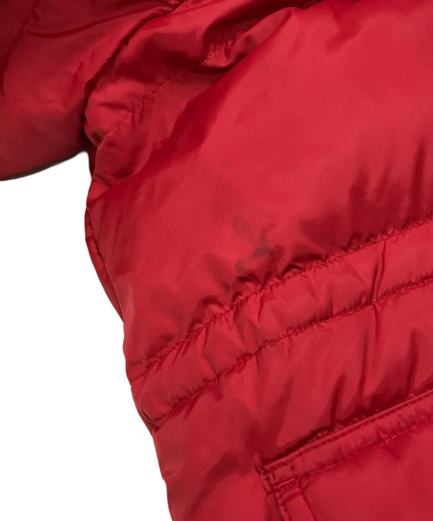 中古・古着通販】COACH (コーチ) ダウンジャケット ブラック×レッド