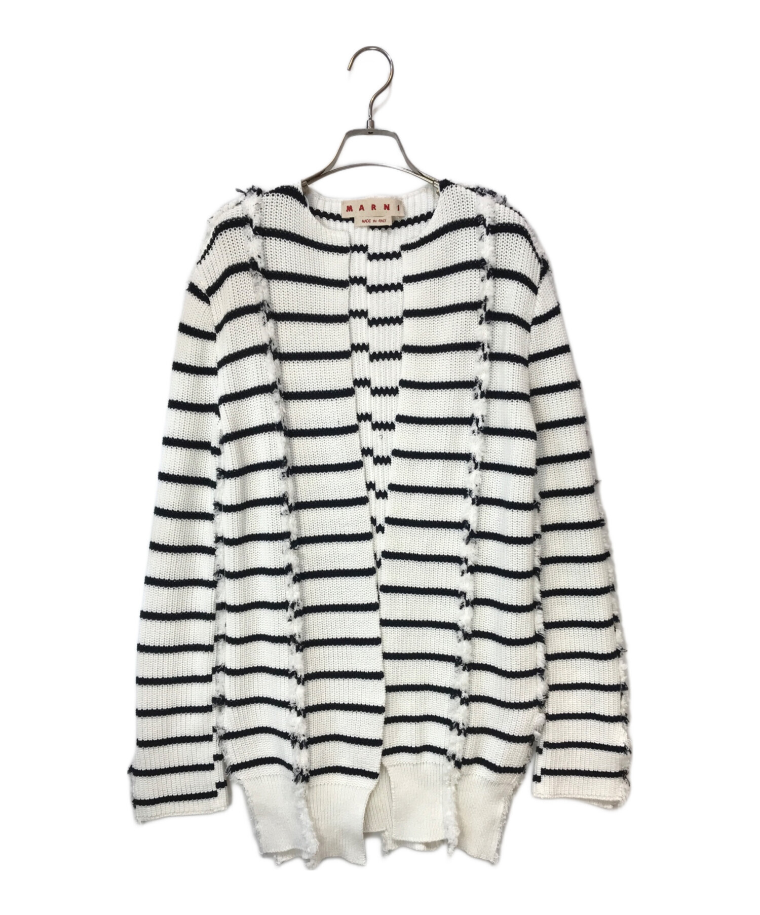 中古・古着通販】MARNI (マルニ) 22SS ボーダーニット 中古・古着通販】MARNI (マルニ) 22SS ボーダーニット
