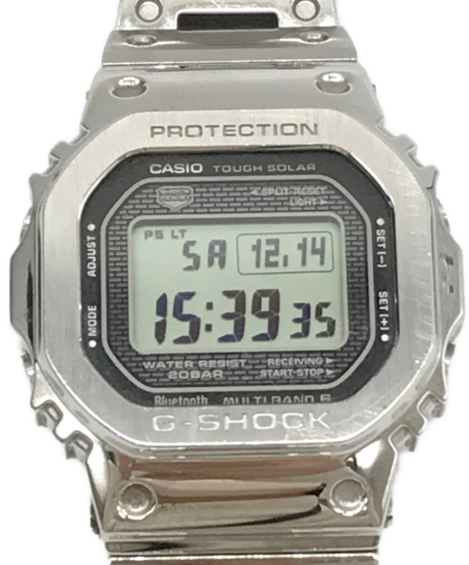 G-SHOCK デジタル腕時計 シルバー G-SHOCK 「G-SHOCK」 デジタル腕時計 FREE シルバー メンズ : ZOZOTOWN