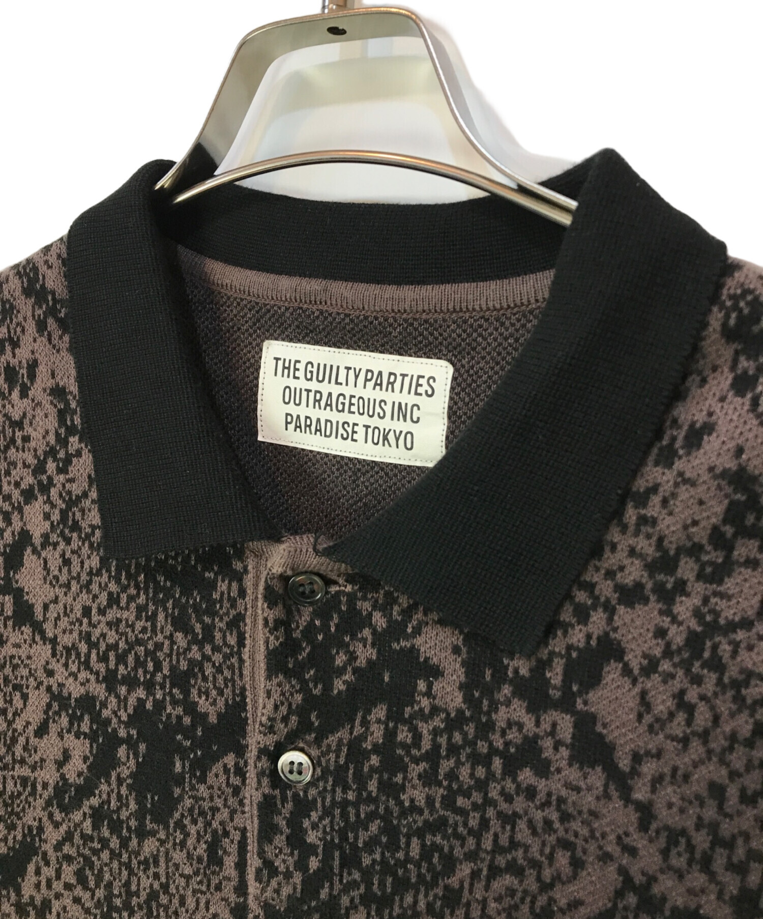 Pre-owned] WACKO MARIA PYTHON KNIT POLO SHIRT – Archive Factory 