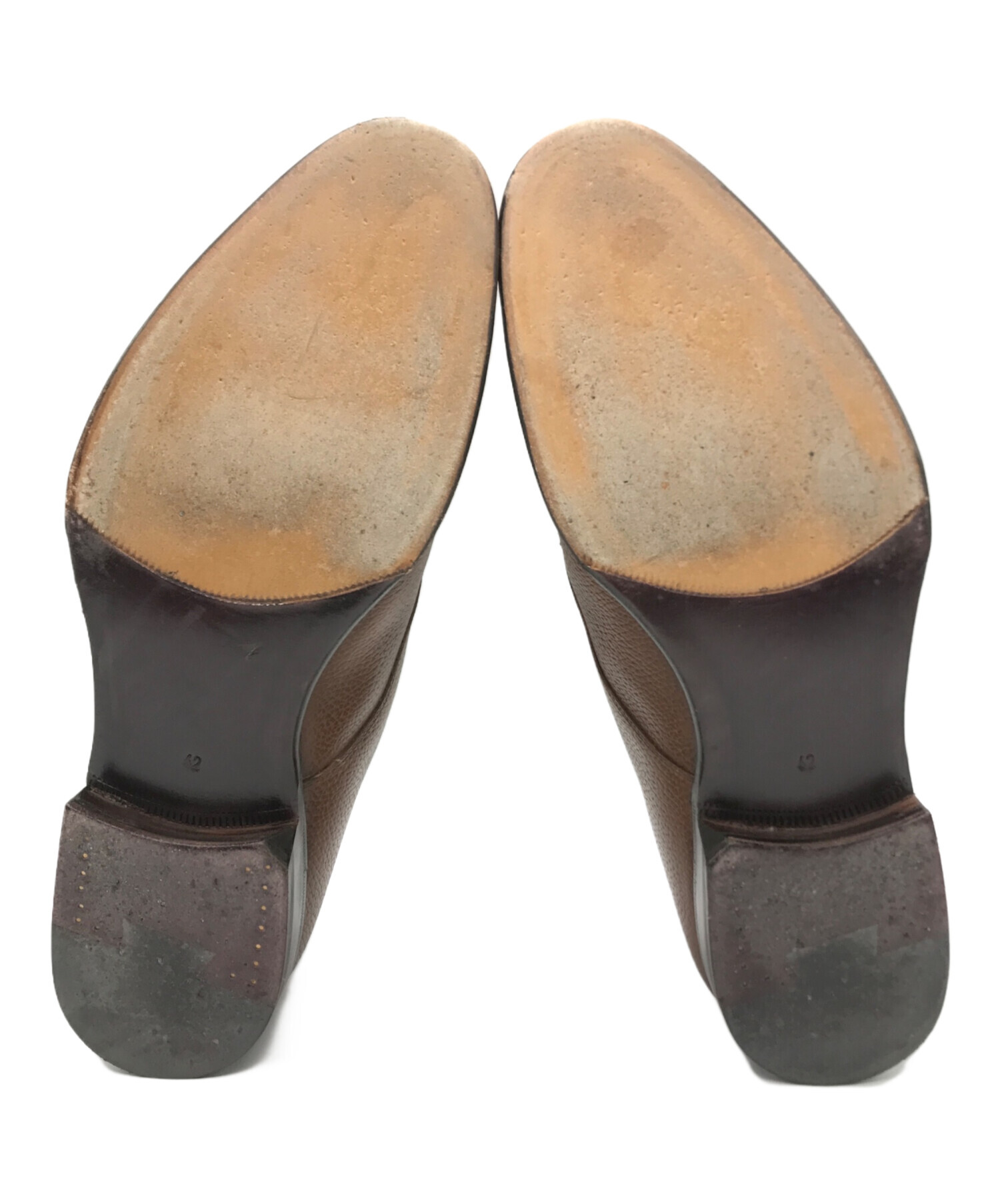 新品・未使用　フラテッリジャコメッティ　コードバン　プレーントゥ　サイズ４2 国内菅原靴店のみの取り扱い】F.lli Giacometti フラテッリ