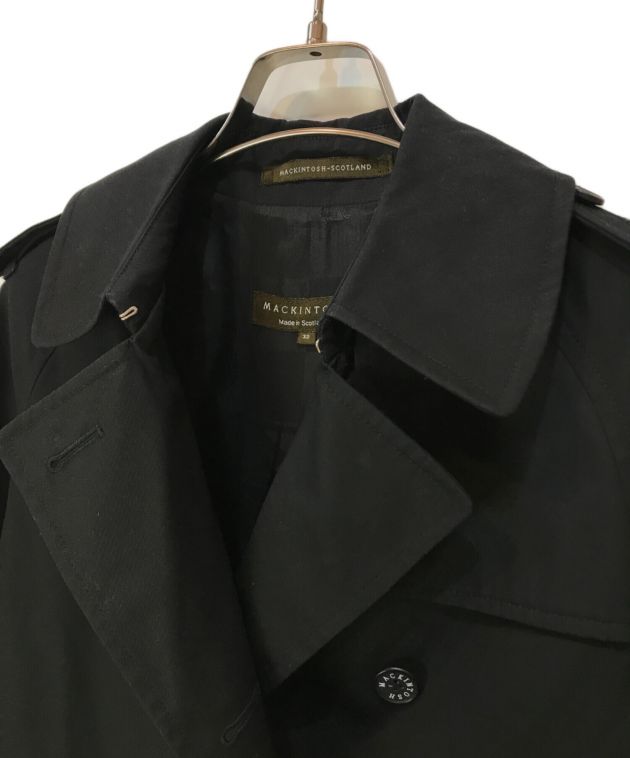 MACKINTOSH トレンチコート　黒 Mackintosh（マッキントッシュ） トレンチコート コート 別注サイド