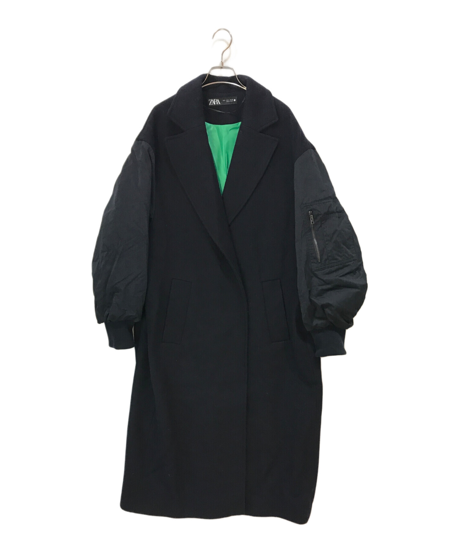 最安値‼️美品✨ZARA×MANTECO マッチングボンバーコート　2022AW 完売品/定価23990円】 ZARA×MANTECO マッチングボンバーコート - メルカリ