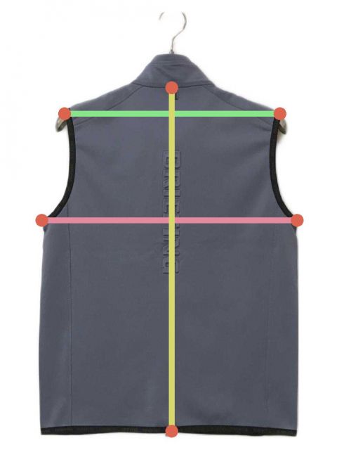 中古・古着通販】BRIEFING (ブリーフィング) 3D LOGO VEST グレー