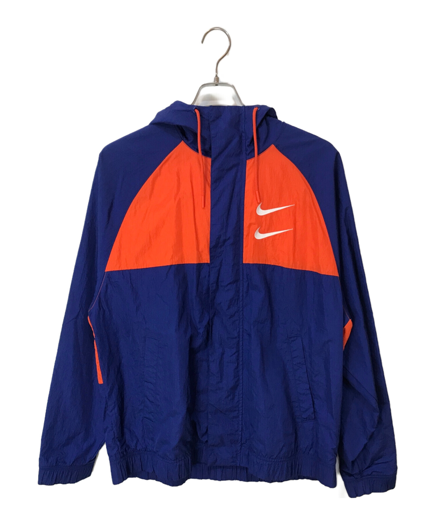 中古・古着通販】NIKE (ナイキ) ナイロンジャケット ブルー サイズ:M 