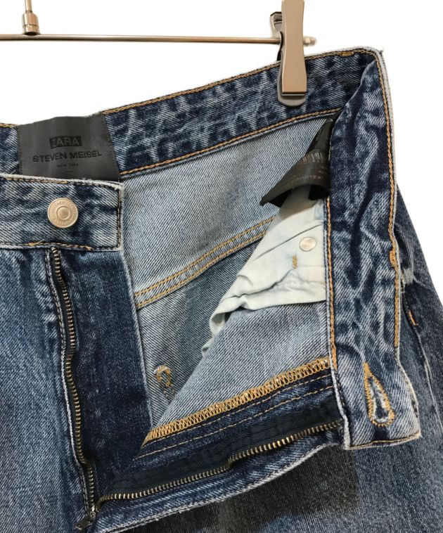 タグ付 42 STEVEN MEISEL WIDE-LEG ワイド デニムパンツ タグ付 42 STEVEN MEISEL WIDE-LEG ワイド デニムパンツ - メルカリ