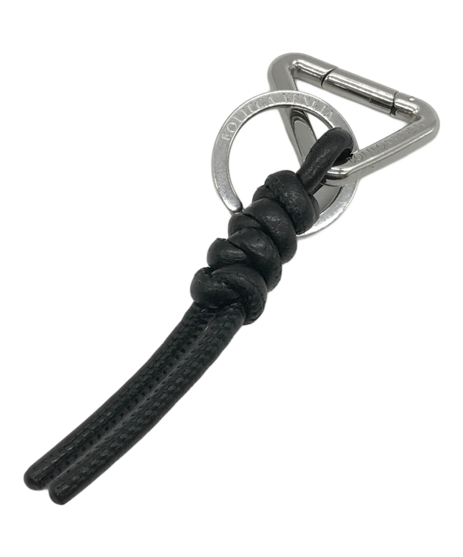 未使用品　BOTTEGA VENETA トライアングル キーリング 中古・古着通販】BOTTEGA VENETA (ボッテガベネタ) トライアングル