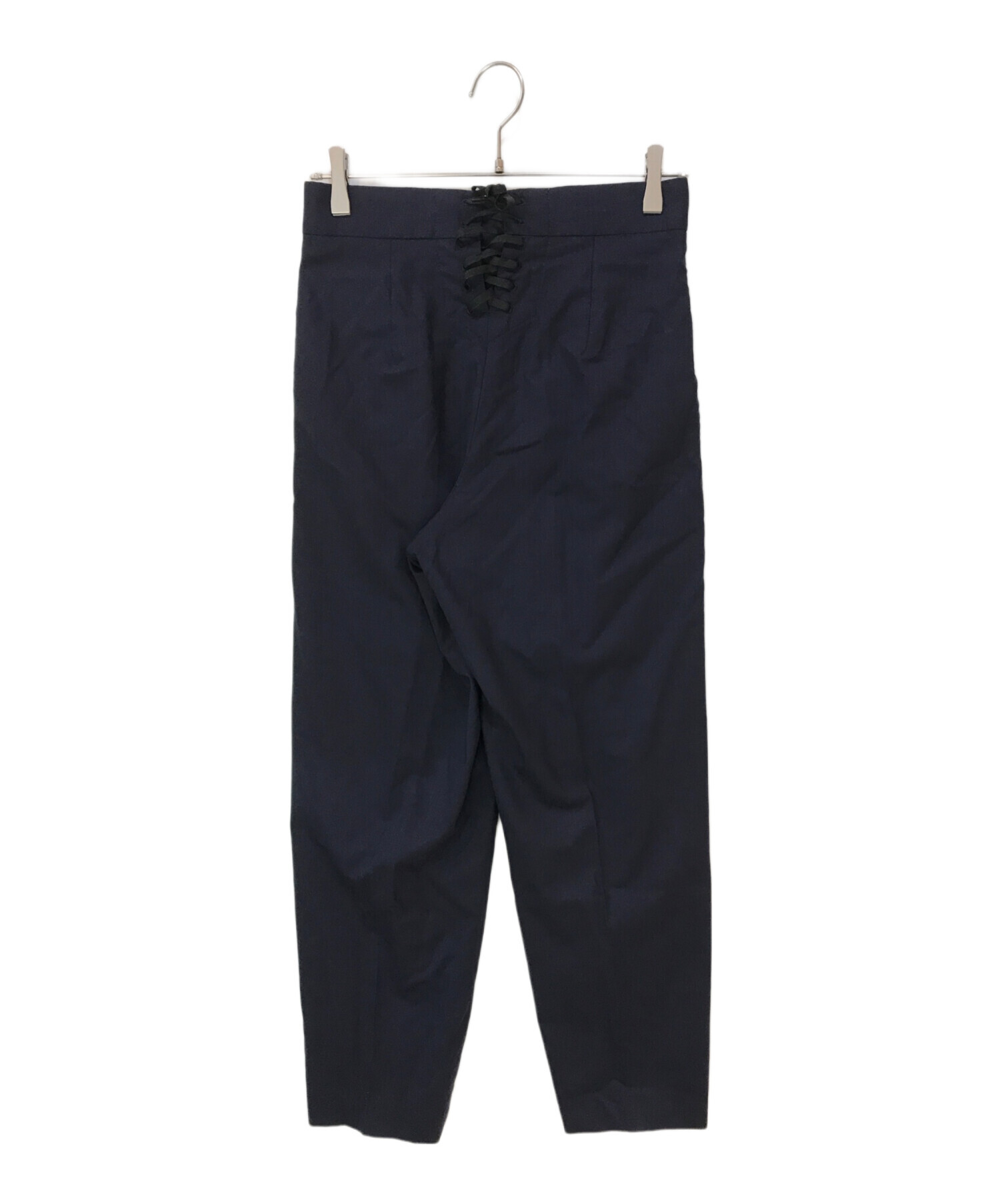 中古・古着通販】HYKE (ハイク) バックレースアップテーパードパンツ