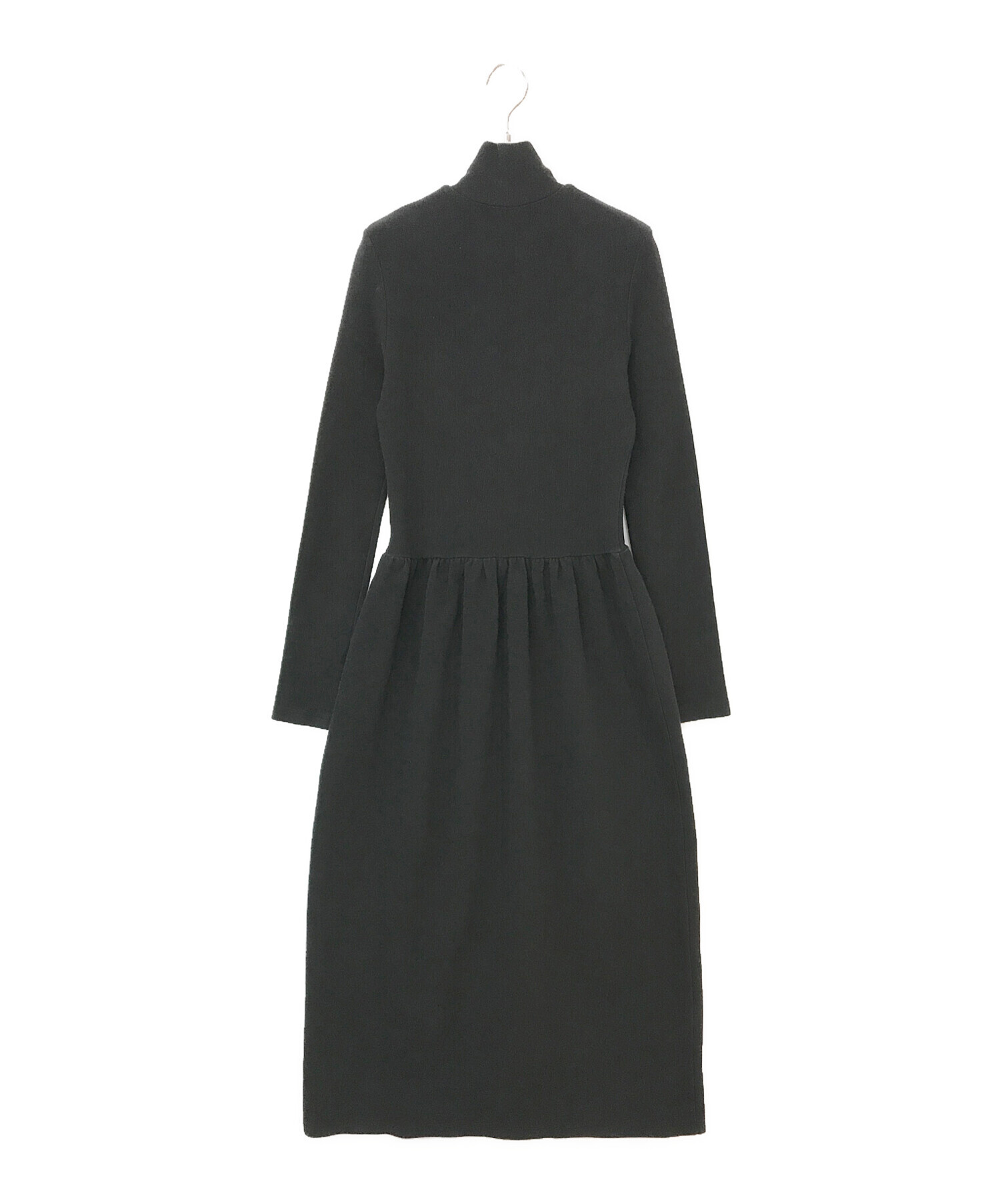 中古・古着通販】AMOMENTO (アモーメント) BLOCK ZIP LONG DRESS