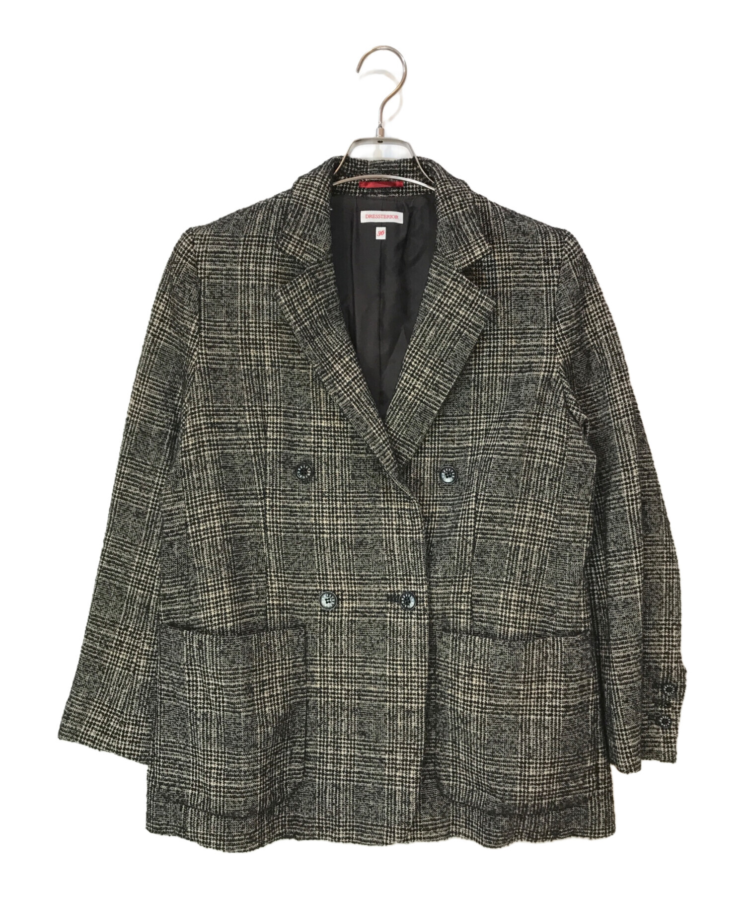 中古・古着通販】DRESSTERIOR (ドレステリア) ループチェックダブル