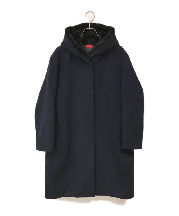 中古・古着通販】DES PRES (デ プレ) エコファーフーデットコート 