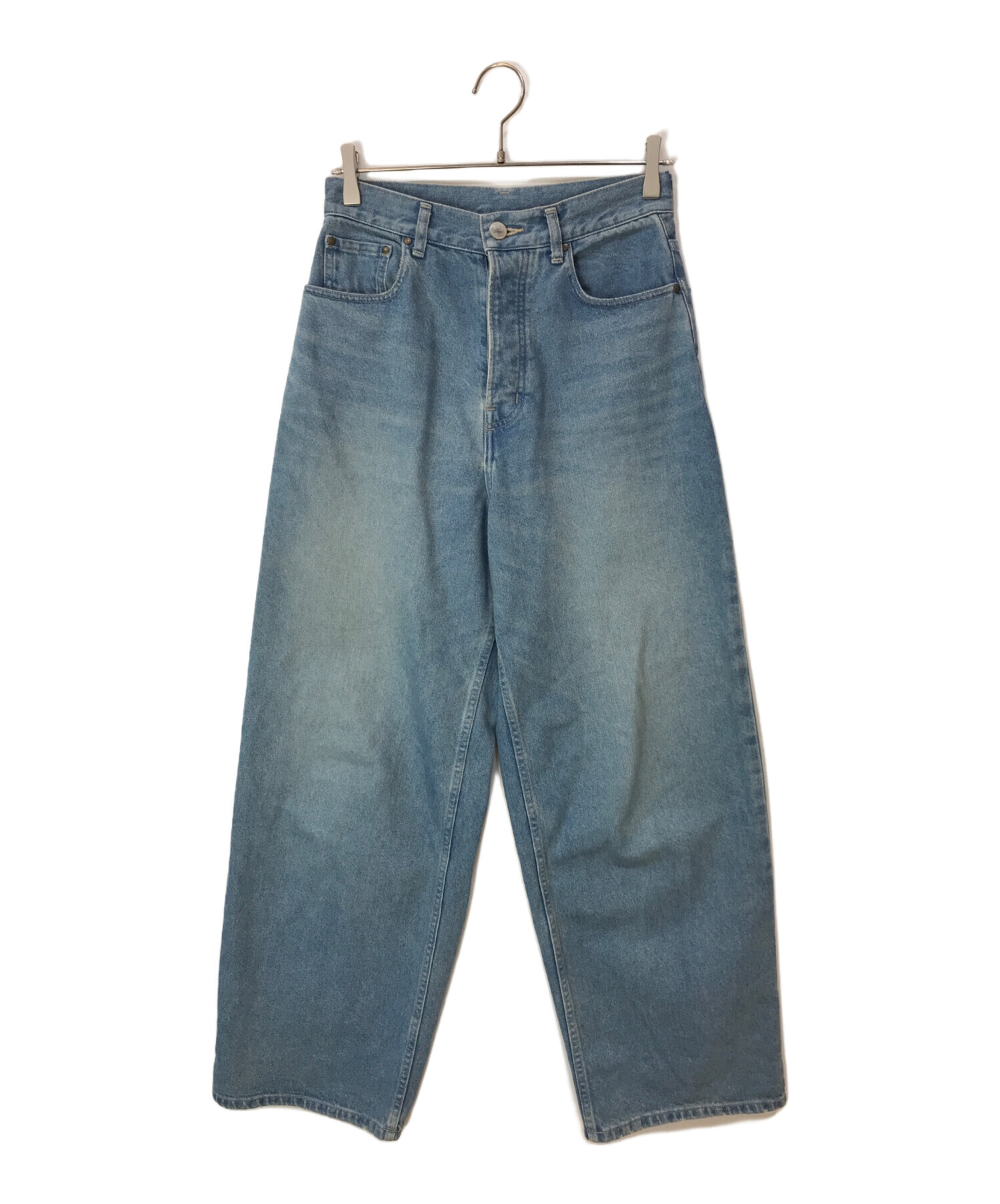 完売☆STUNNING LURE ワイドレッグデニム バレル ブルージュ 24